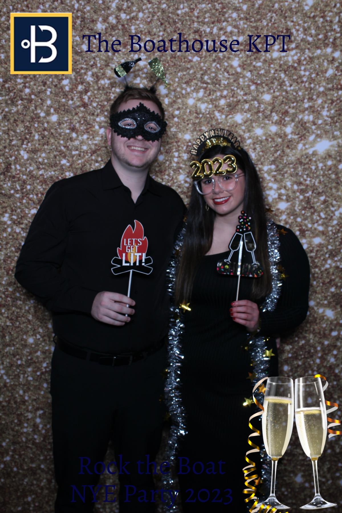 The Boathouse Restaurant Rock the Boat NYE Party 2023 | View more photos from the event at gallery.mainemagicmirror.com/u/MaineMagicMirror/The-Boathouse-Restaurant-Rock-the-Boat-NYE-Party-2023