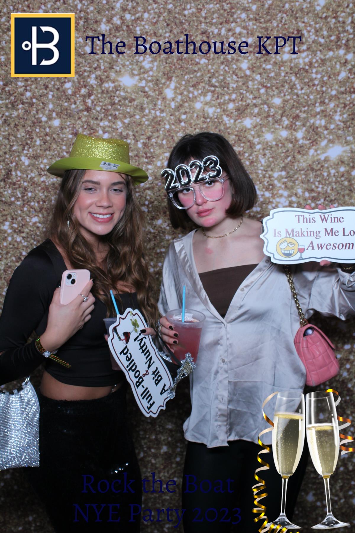The Boathouse Restaurant Rock the Boat NYE Party 2023 | View more photos from the event at gallery.mainemagicmirror.com/u/MaineMagicMirror/The-Boathouse-Restaurant-Rock-the-Boat-NYE-Party-2023