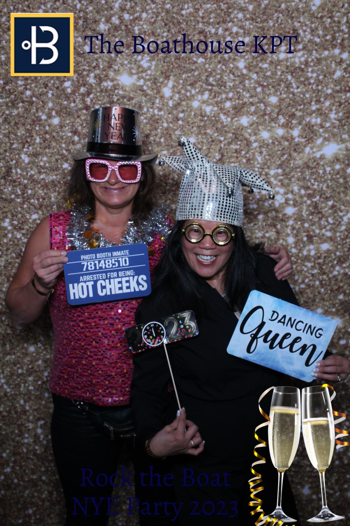 The Boathouse Restaurant Rock the Boat NYE Party 2023 | View more photos from the event at gallery.mainemagicmirror.com/u/MaineMagicMirror/The-Boathouse-Restaurant-Rock-the-Boat-NYE-Party-2023