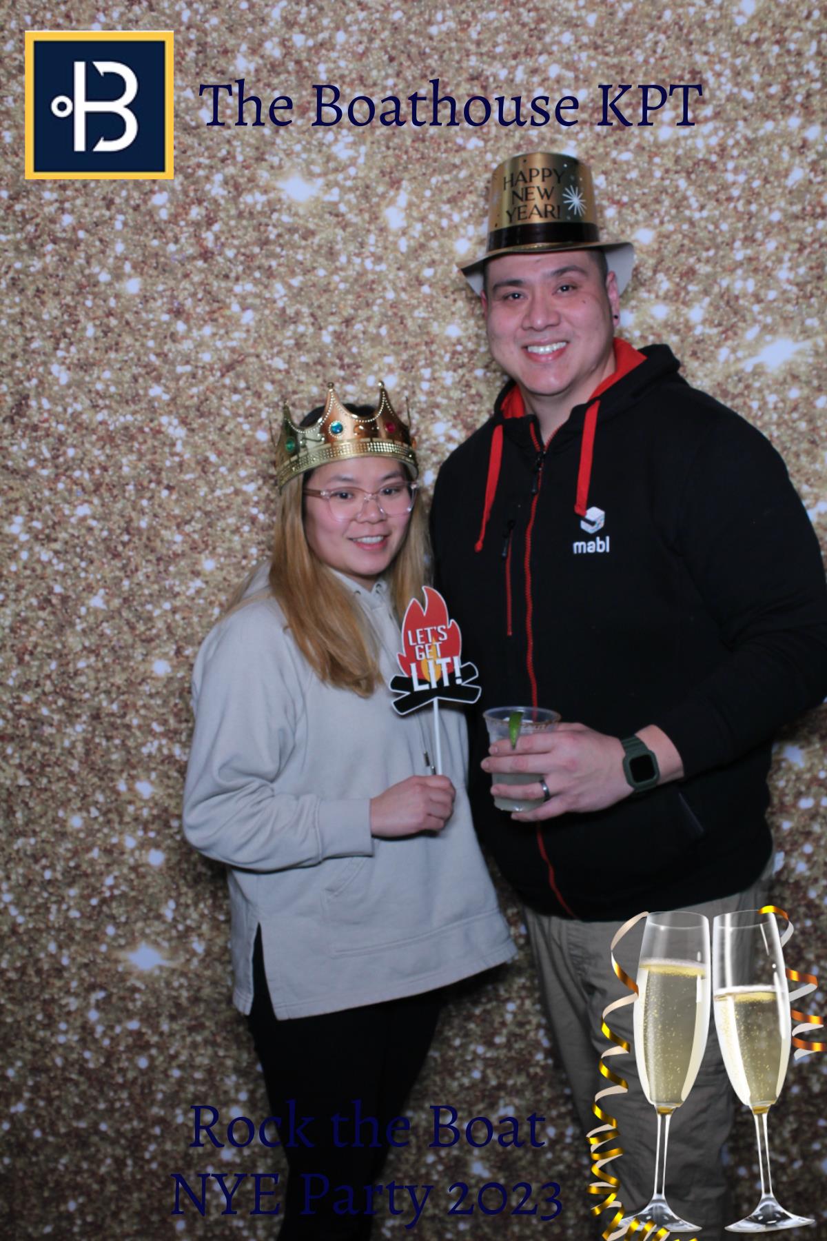 The Boathouse Restaurant Rock the Boat NYE Party 2023 | View more photos from the event at gallery.mainemagicmirror.com/u/MaineMagicMirror/The-Boathouse-Restaurant-Rock-the-Boat-NYE-Party-2023