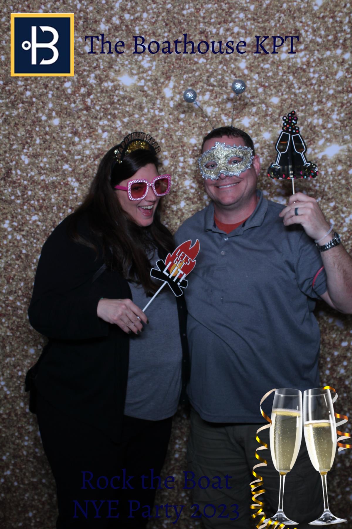 The Boathouse Restaurant Rock the Boat NYE Party 2023 | View more photos from the event at gallery.mainemagicmirror.com/u/MaineMagicMirror/The-Boathouse-Restaurant-Rock-the-Boat-NYE-Party-2023