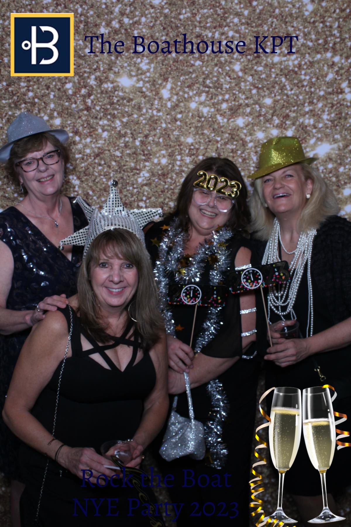 The Boathouse Restaurant Rock the Boat NYE Party 2023 | View more photos from the event at gallery.mainemagicmirror.com/u/MaineMagicMirror/The-Boathouse-Restaurant-Rock-the-Boat-NYE-Party-2023
