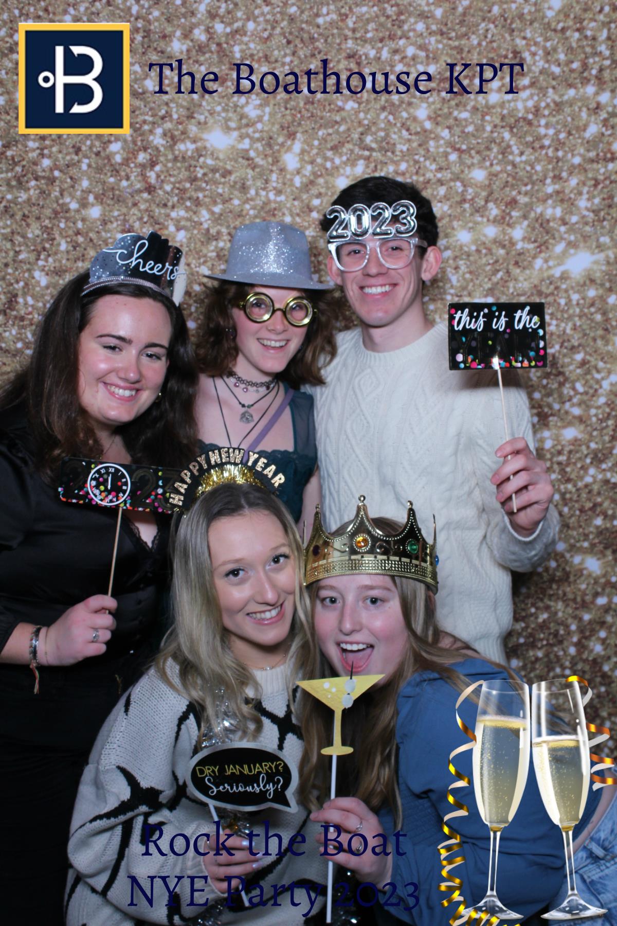 The Boathouse Restaurant Rock the Boat NYE Party 2023 | View more photos from the event at gallery.mainemagicmirror.com/u/MaineMagicMirror/The-Boathouse-Restaurant-Rock-the-Boat-NYE-Party-2023