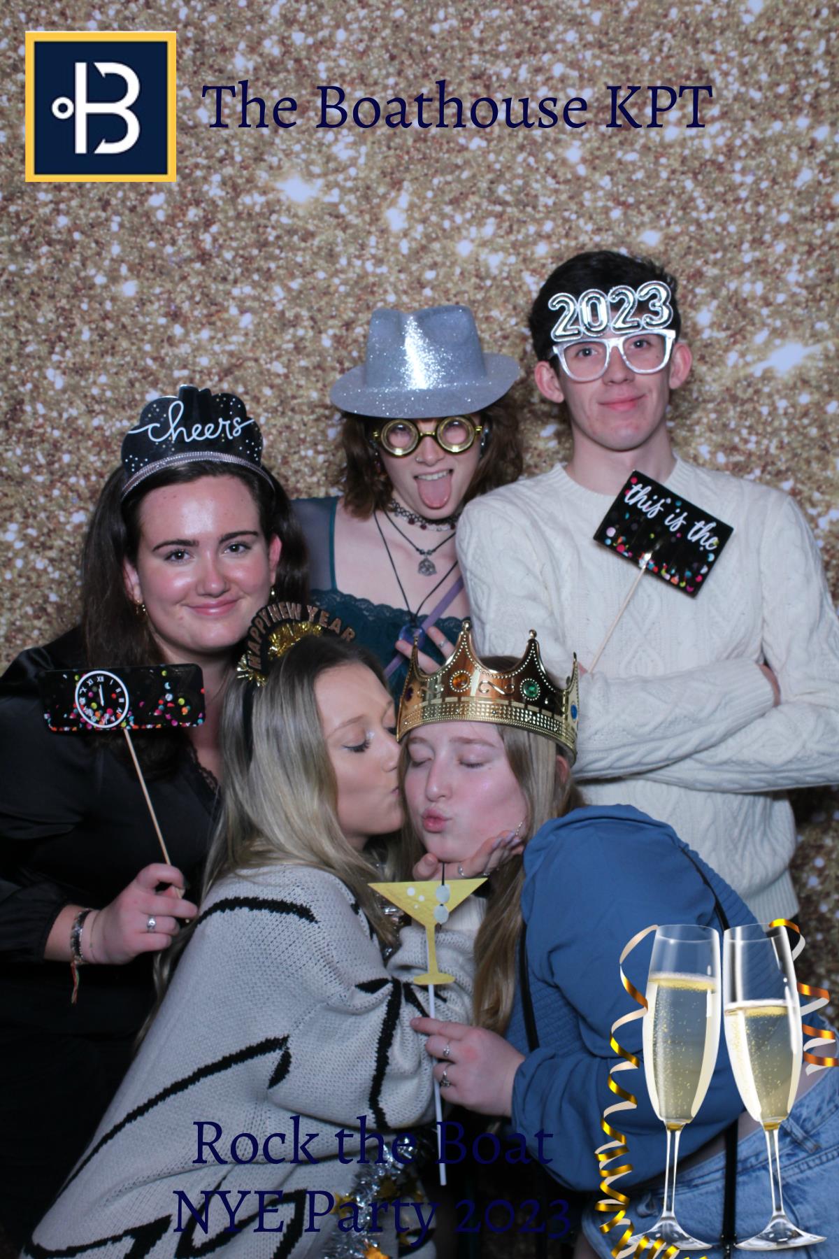 The Boathouse Restaurant Rock the Boat NYE Party 2023 | View more photos from the event at gallery.mainemagicmirror.com/u/MaineMagicMirror/The-Boathouse-Restaurant-Rock-the-Boat-NYE-Party-2023