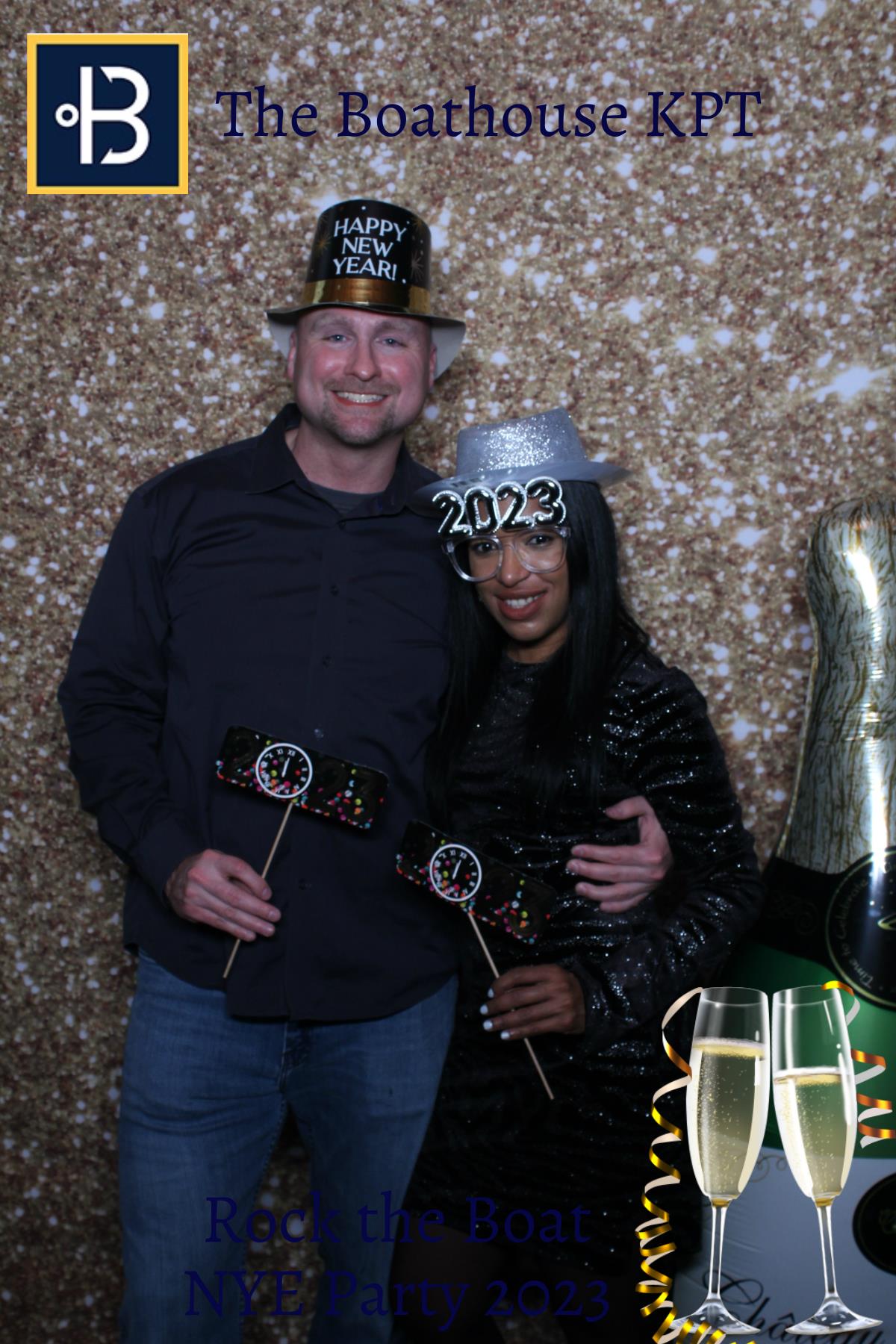 The Boathouse Restaurant Rock the Boat NYE Party 2023 | View more photos from the event at gallery.mainemagicmirror.com/u/MaineMagicMirror/The-Boathouse-Restaurant-Rock-the-Boat-NYE-Party-2023
