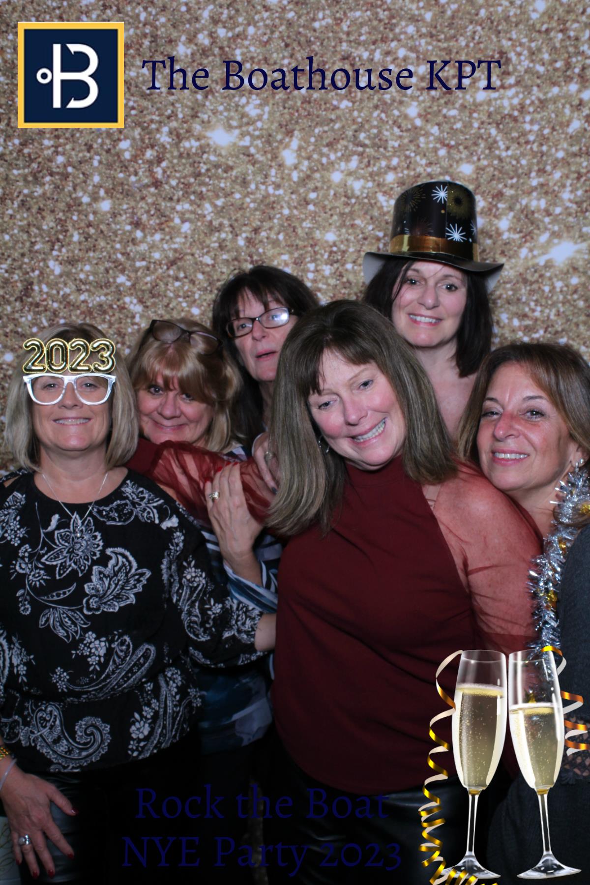 The Boathouse Restaurant Rock the Boat NYE Party 2023 | View more photos from the event at gallery.mainemagicmirror.com/u/MaineMagicMirror/The-Boathouse-Restaurant-Rock-the-Boat-NYE-Party-2023