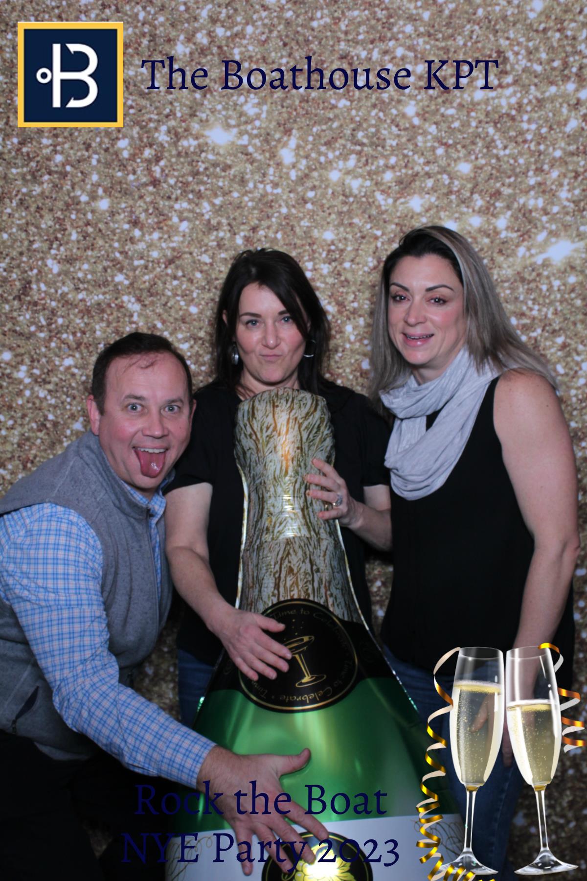 The Boathouse Restaurant Rock the Boat NYE Party 2023 | View more photos from the event at gallery.mainemagicmirror.com/u/MaineMagicMirror/The-Boathouse-Restaurant-Rock-the-Boat-NYE-Party-2023