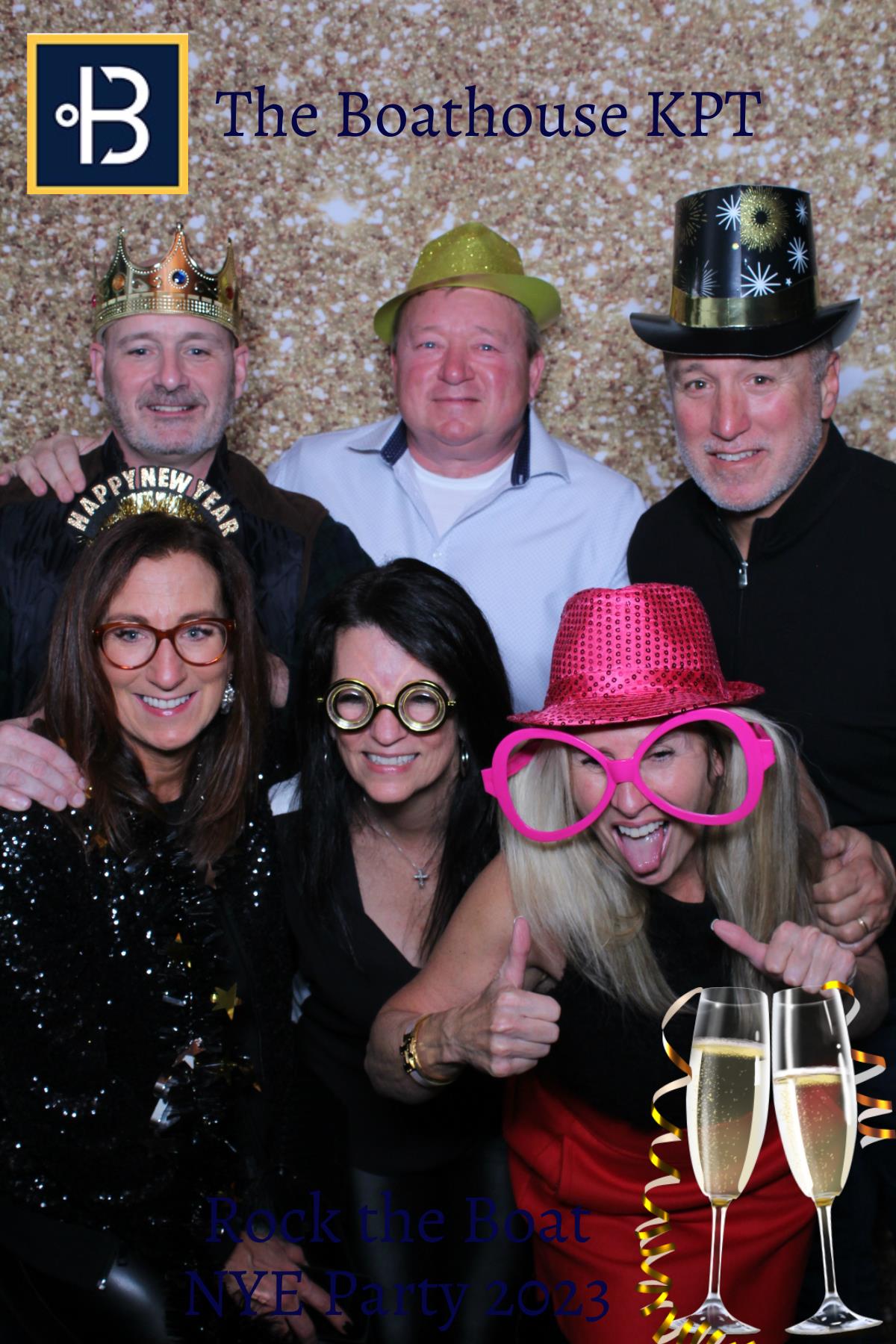 The Boathouse Restaurant Rock the Boat NYE Party 2023 | View more photos from the event at gallery.mainemagicmirror.com/u/MaineMagicMirror/The-Boathouse-Restaurant-Rock-the-Boat-NYE-Party-2023