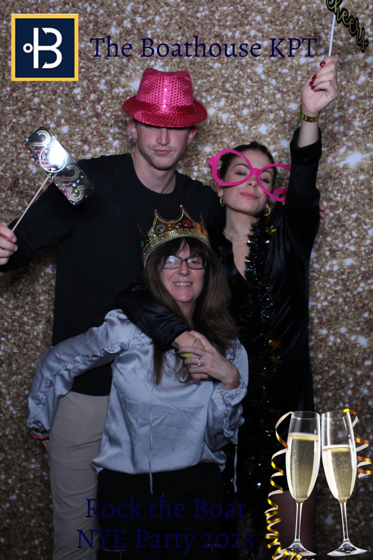 The Boathouse Restaurant Rock the Boat NYE Party 2023 | View more photos from the event at gallery.mainemagicmirror.com/u/MaineMagicMirror/The-Boathouse-Restaurant-Rock-the-Boat-NYE-Party-2023