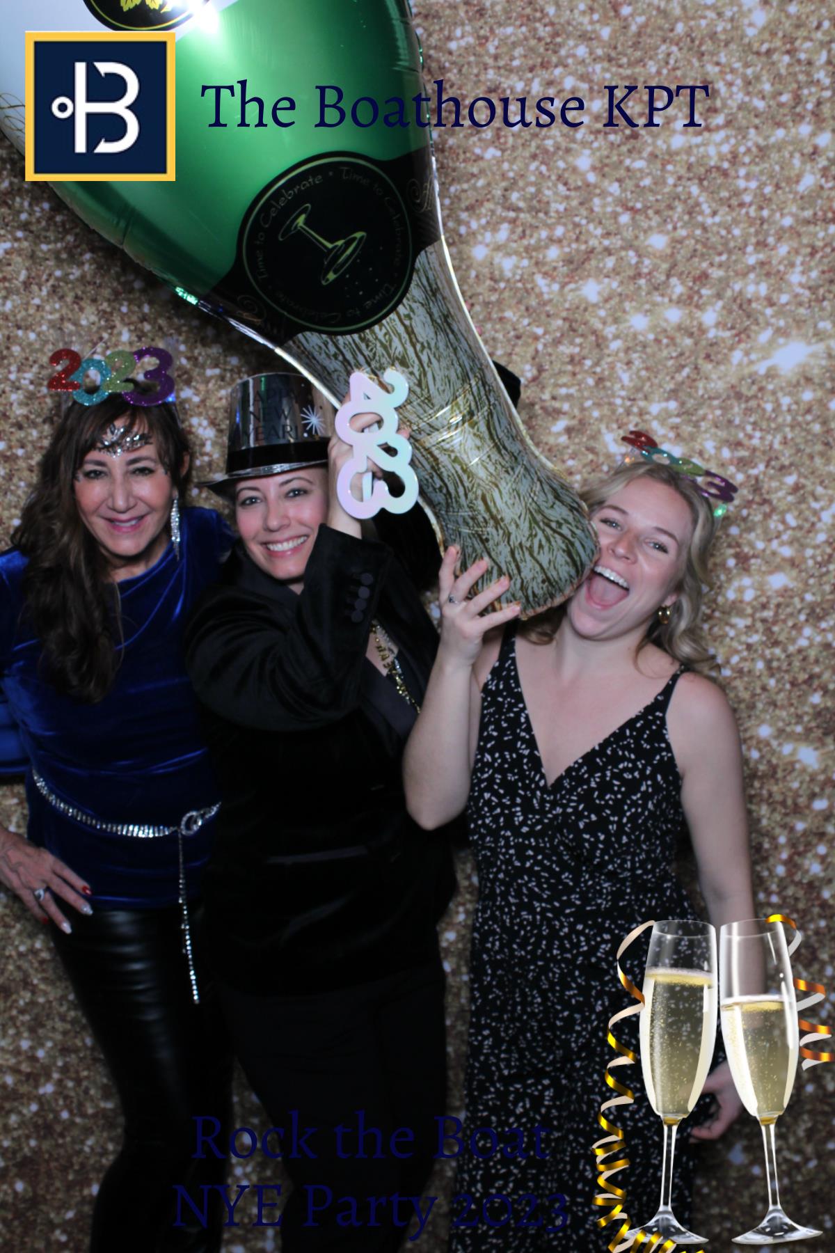 The Boathouse Restaurant Rock the Boat NYE Party 2023 | View more photos from the event at gallery.mainemagicmirror.com/u/MaineMagicMirror/The-Boathouse-Restaurant-Rock-the-Boat-NYE-Party-2023