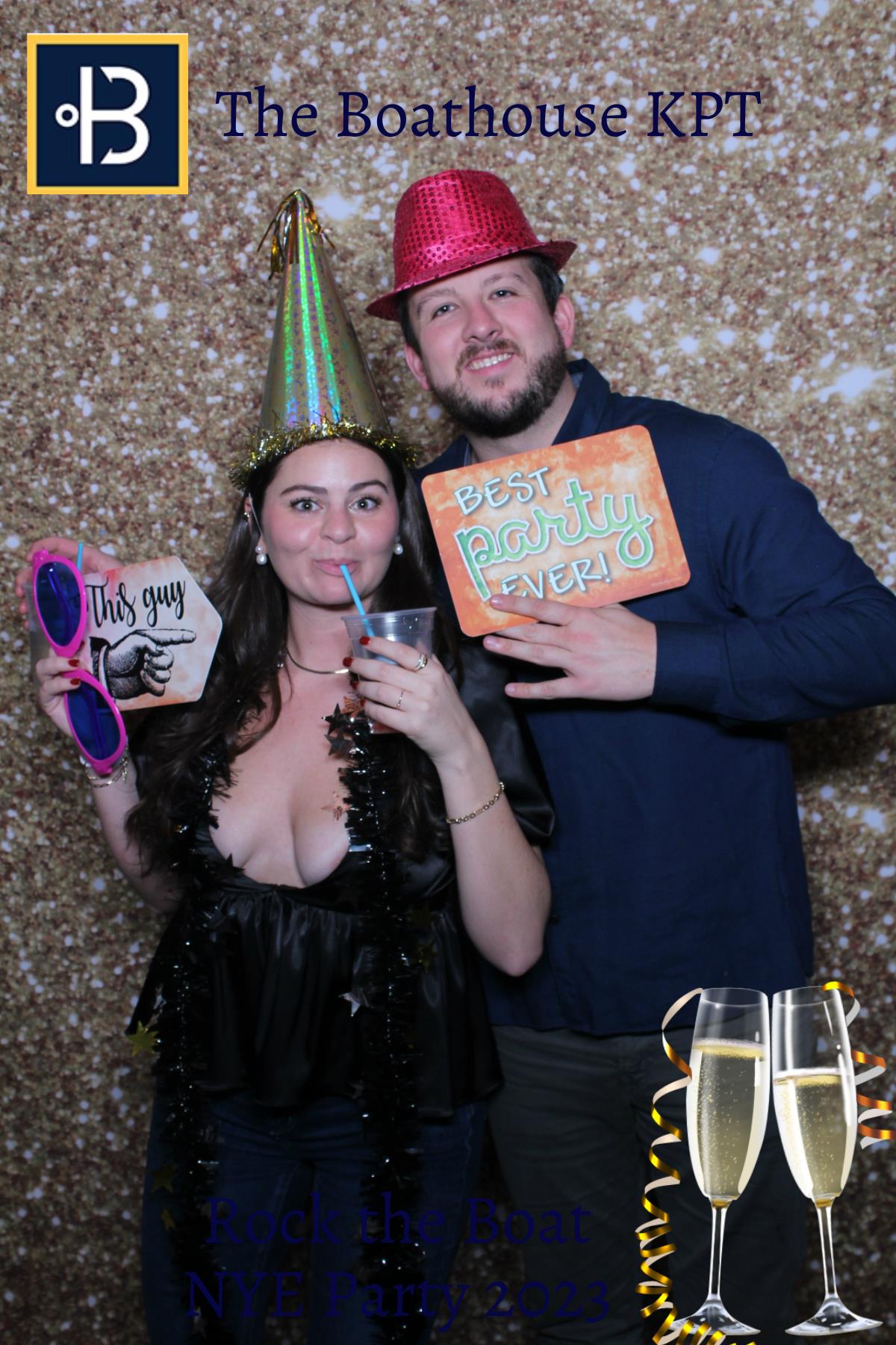 The Boathouse Restaurant Rock the Boat NYE Party 2023 | View more photos from the event at gallery.mainemagicmirror.com/u/MaineMagicMirror/The-Boathouse-Restaurant-Rock-the-Boat-NYE-Party-2023