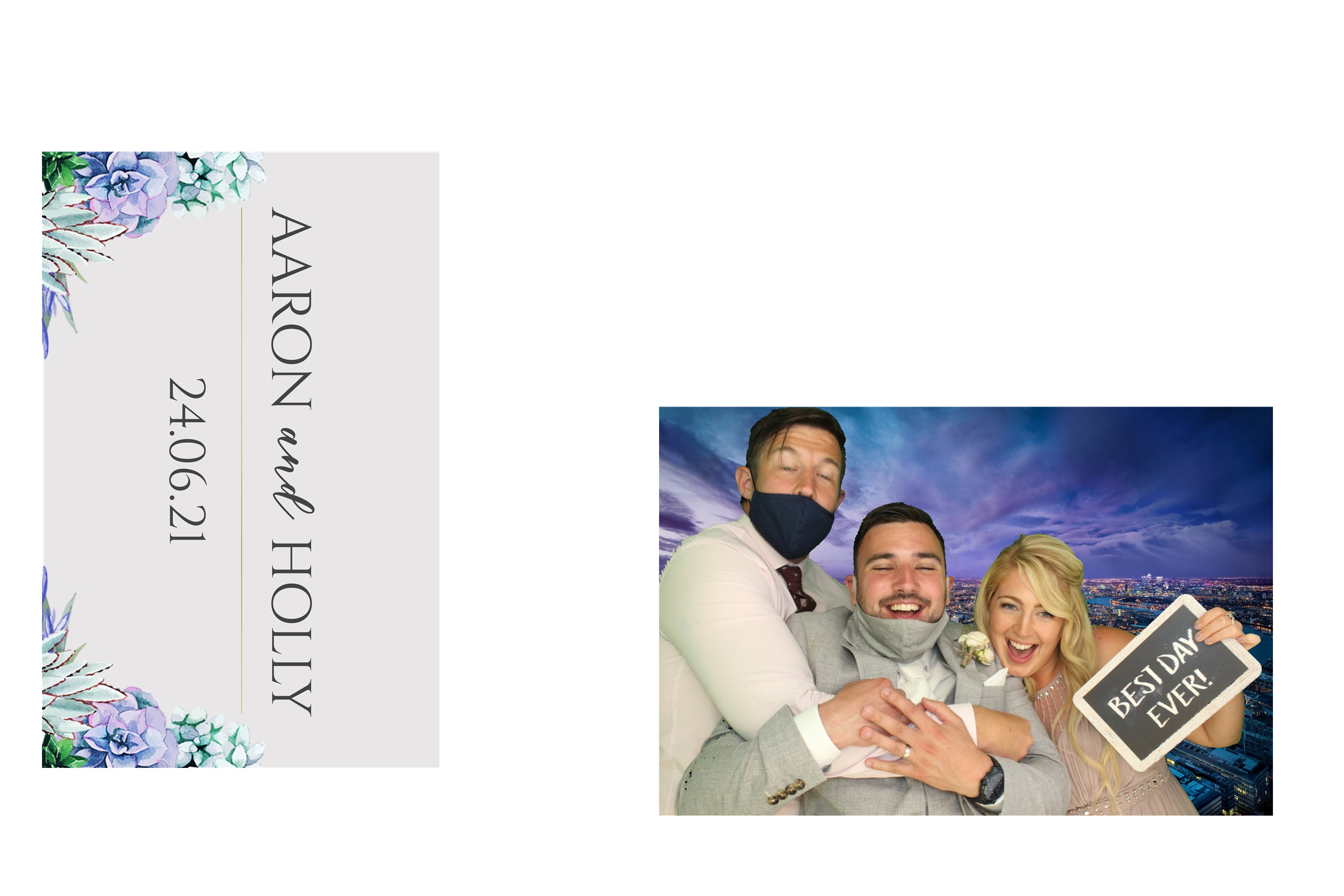 Aaron & Holly | View more photos from the event at images.mobile-photo-booth.com/u/MobilePhotoBoothUK/Aaron-Holly