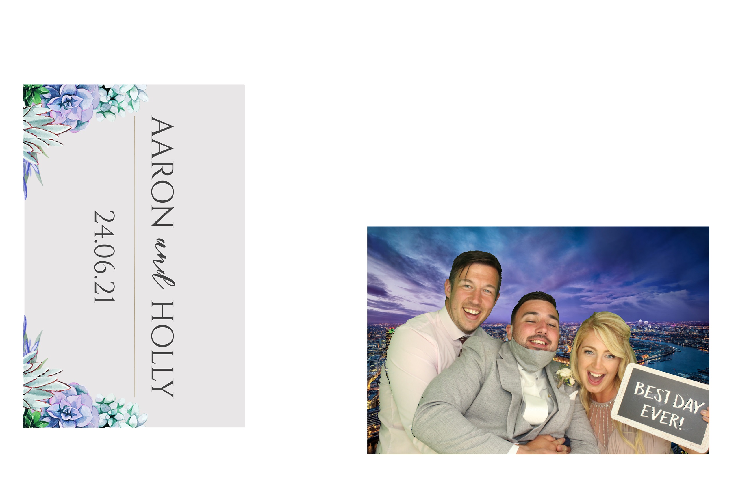 Aaron & Holly | View more photos from the event at images.mobile-photo-booth.com/u/MobilePhotoBoothUK/Aaron-Holly