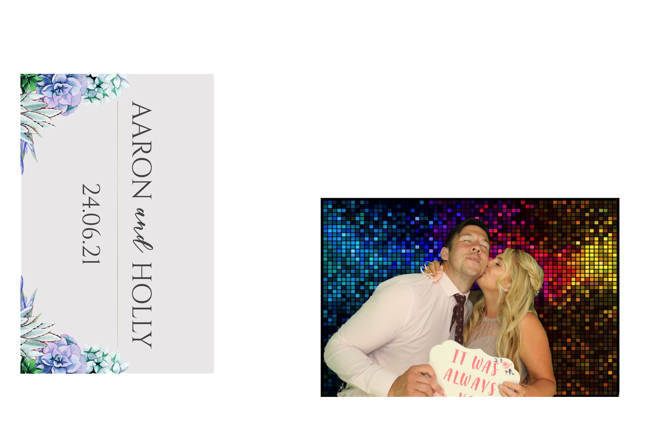 Aaron & Holly | View more photos from the event at images.mobile-photo-booth.com/u/MobilePhotoBoothUK/Aaron-Holly