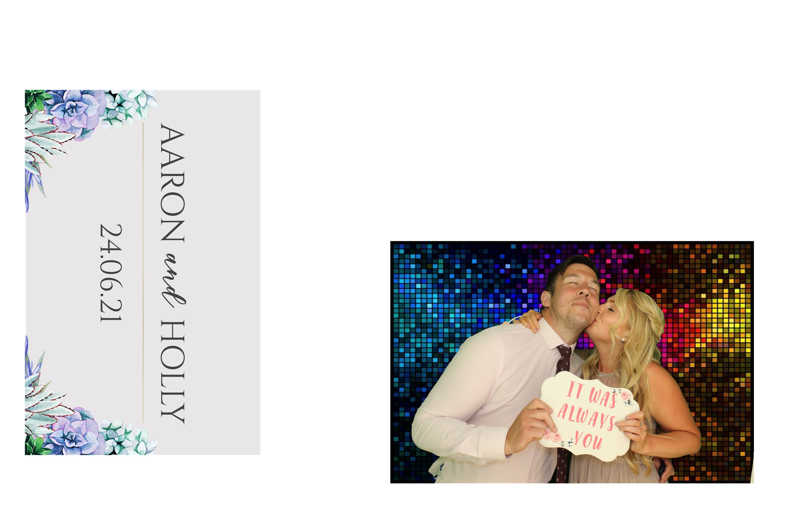 Aaron & Holly | View more photos from the event at images.mobile-photo-booth.com/u/MobilePhotoBoothUK/Aaron-Holly