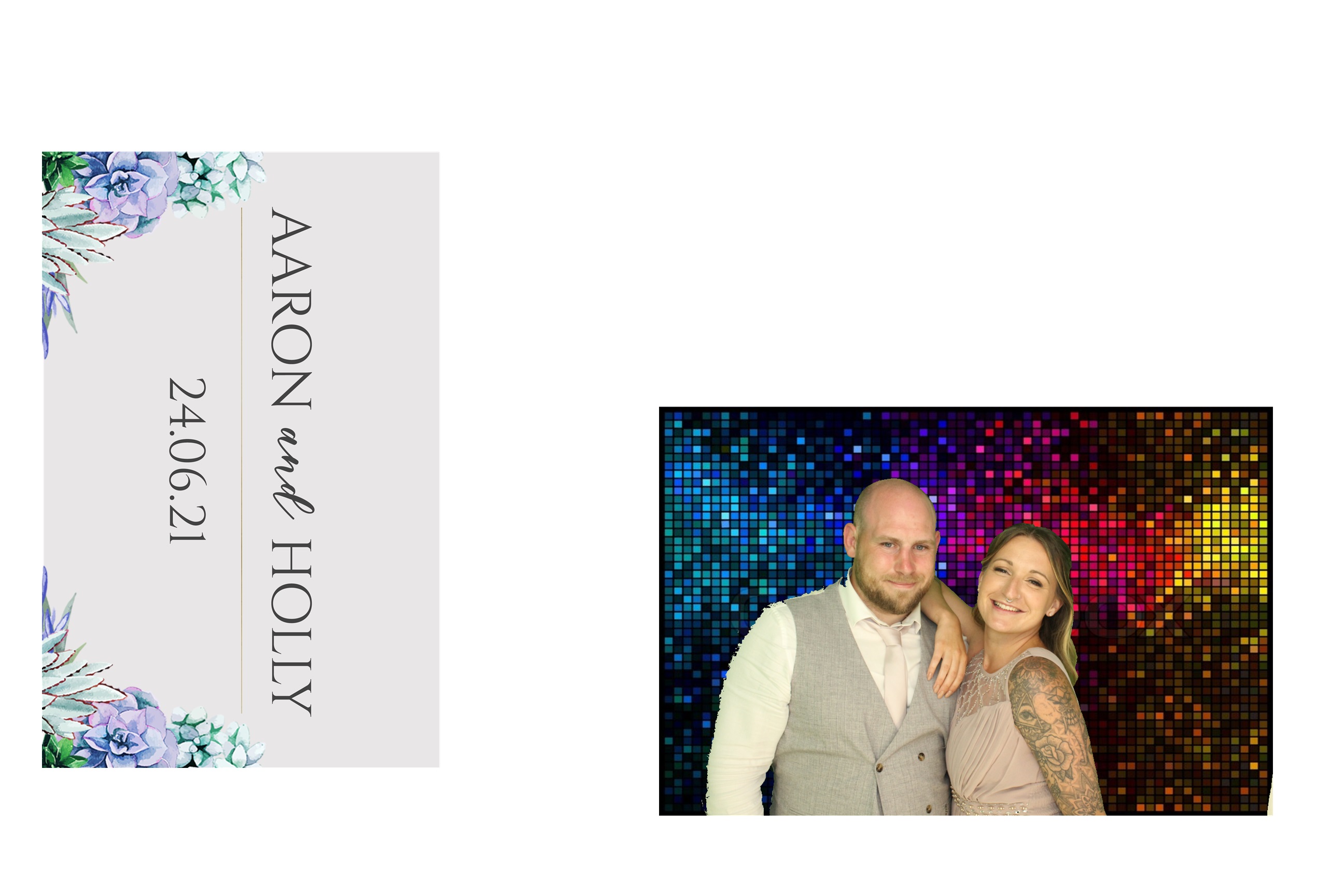 Aaron & Holly | View more photos from the event at images.mobile-photo-booth.com/u/MobilePhotoBoothUK/Aaron-Holly