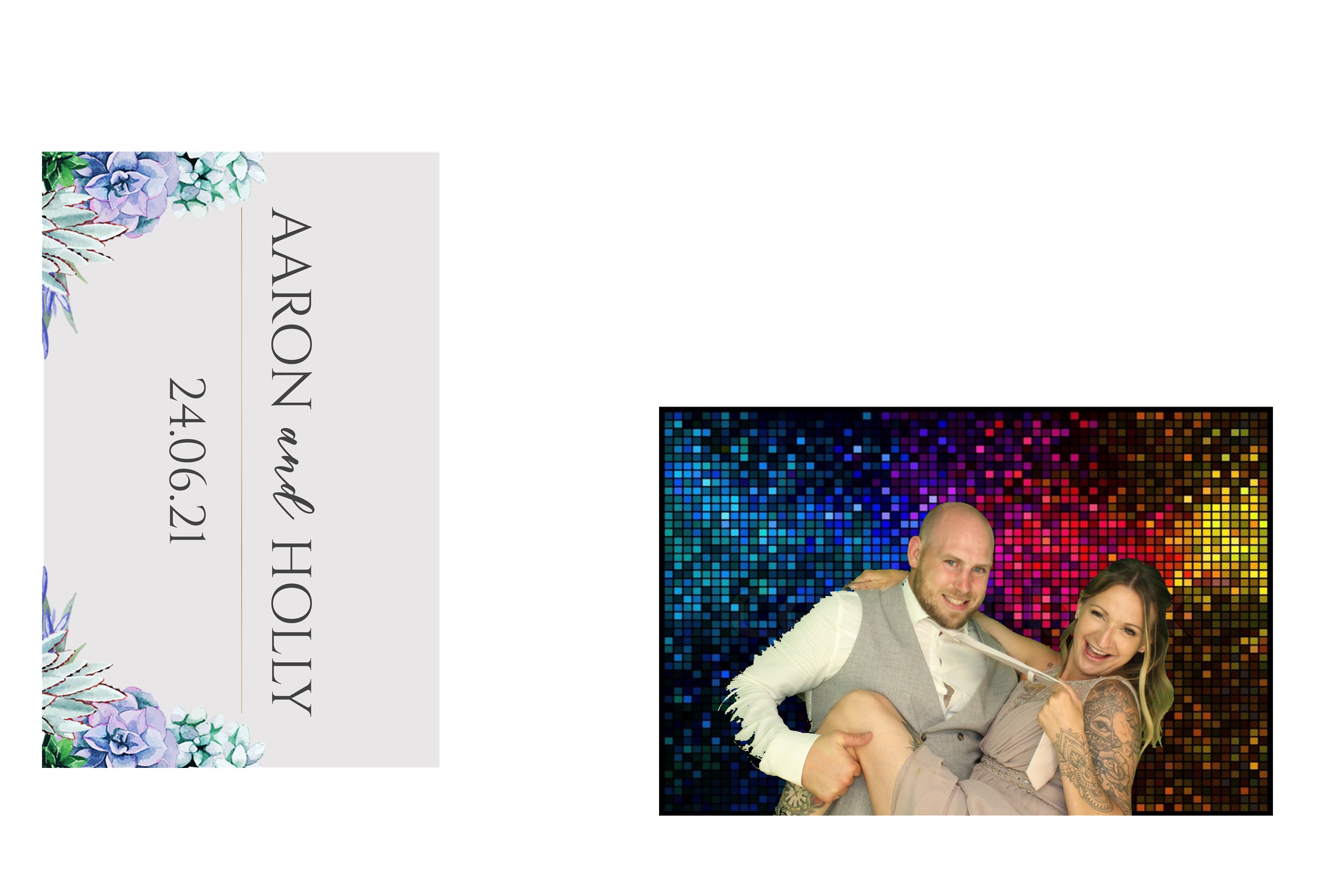 Aaron & Holly | View more photos from the event at images.mobile-photo-booth.com/u/MobilePhotoBoothUK/Aaron-Holly