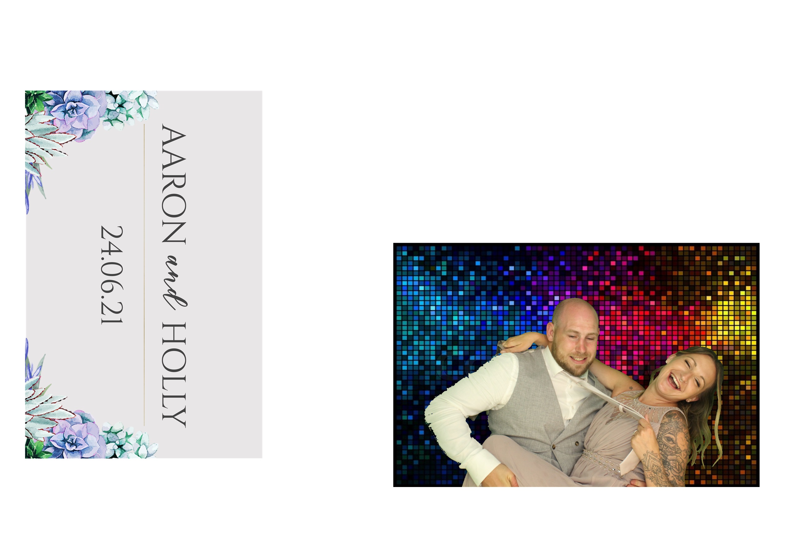 Aaron & Holly | View more photos from the event at images.mobile-photo-booth.com/u/MobilePhotoBoothUK/Aaron-Holly