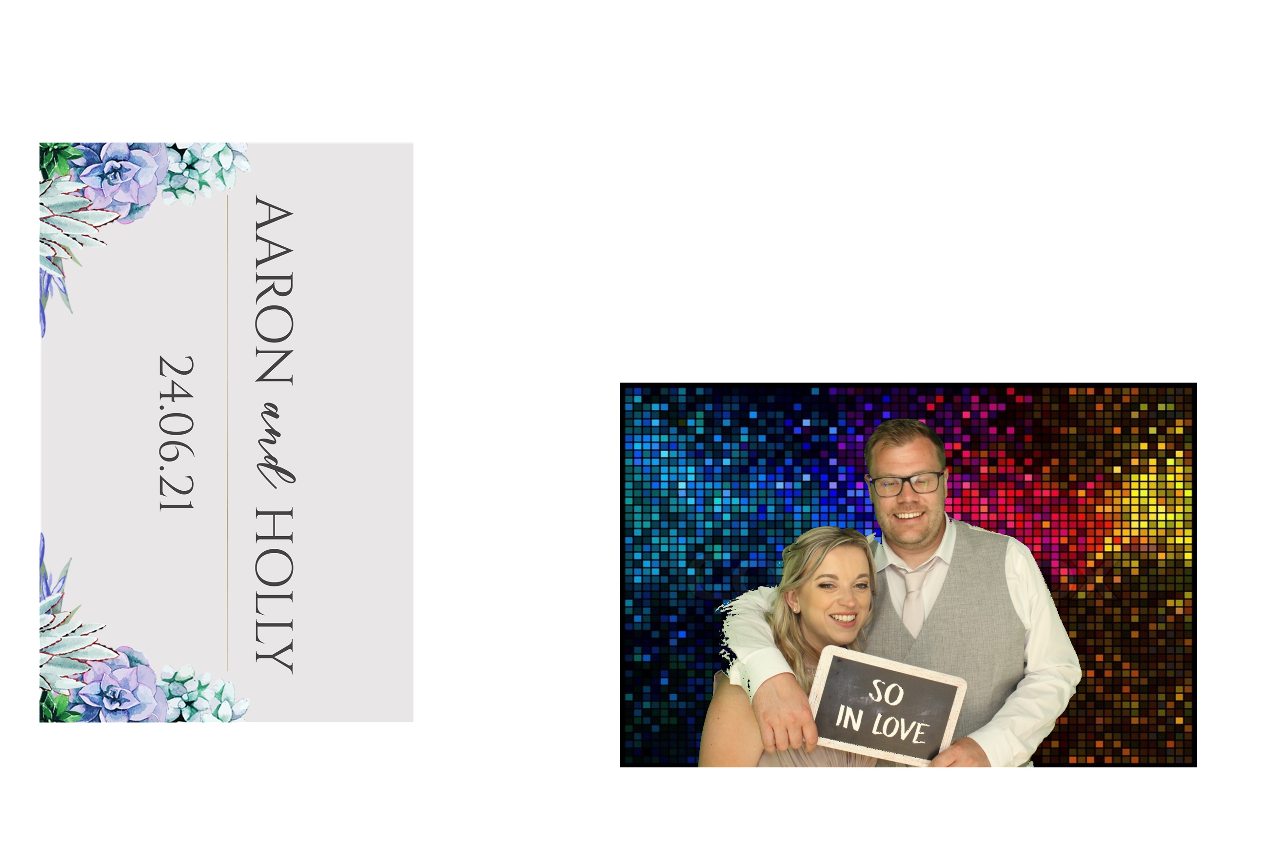 Aaron & Holly | View more photos from the event at images.mobile-photo-booth.com/u/MobilePhotoBoothUK/Aaron-Holly