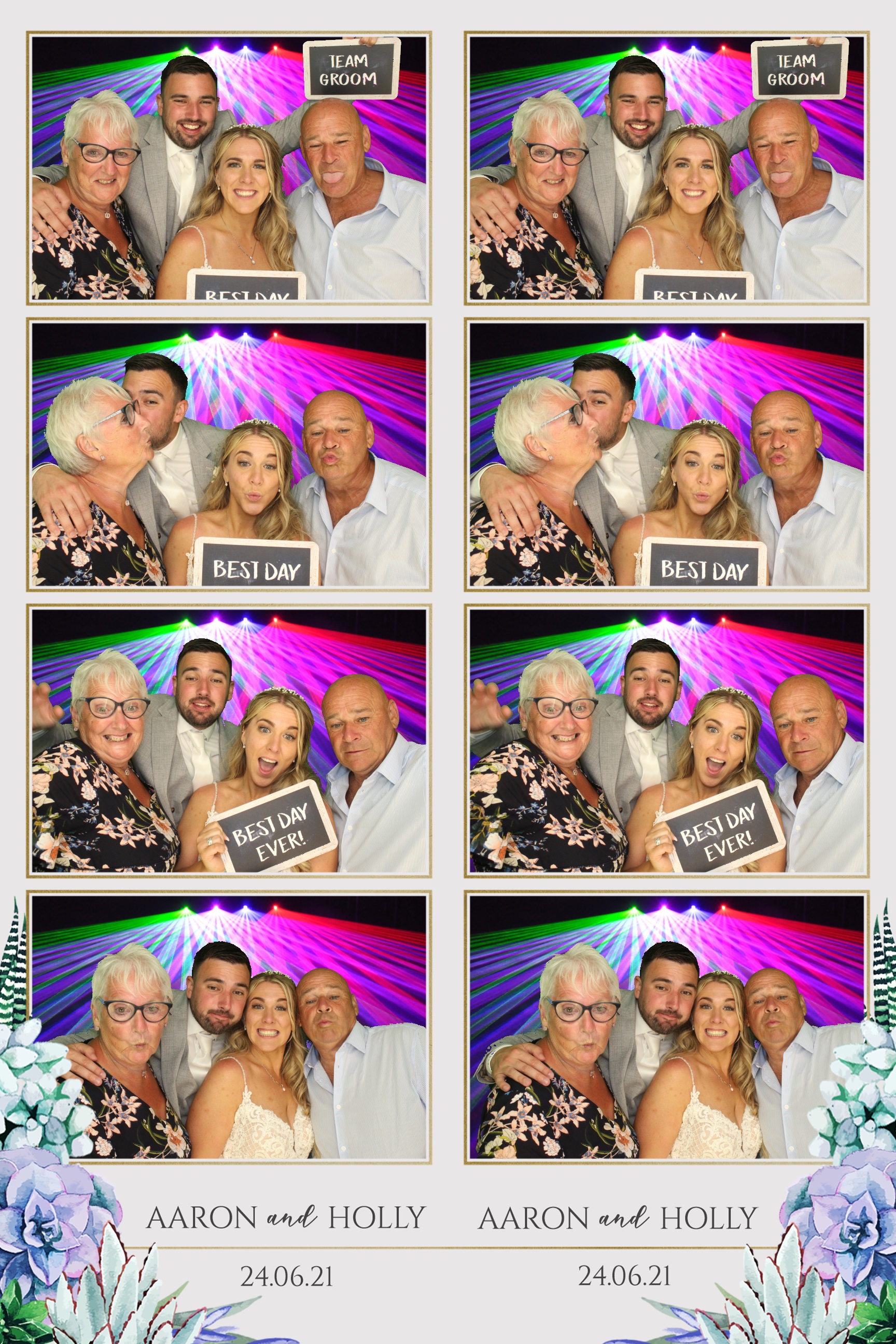 Aaron & Holly | View more photos from the event at images.mobile-photo-booth.com/u/MobilePhotoBoothUK/Aaron-Holly