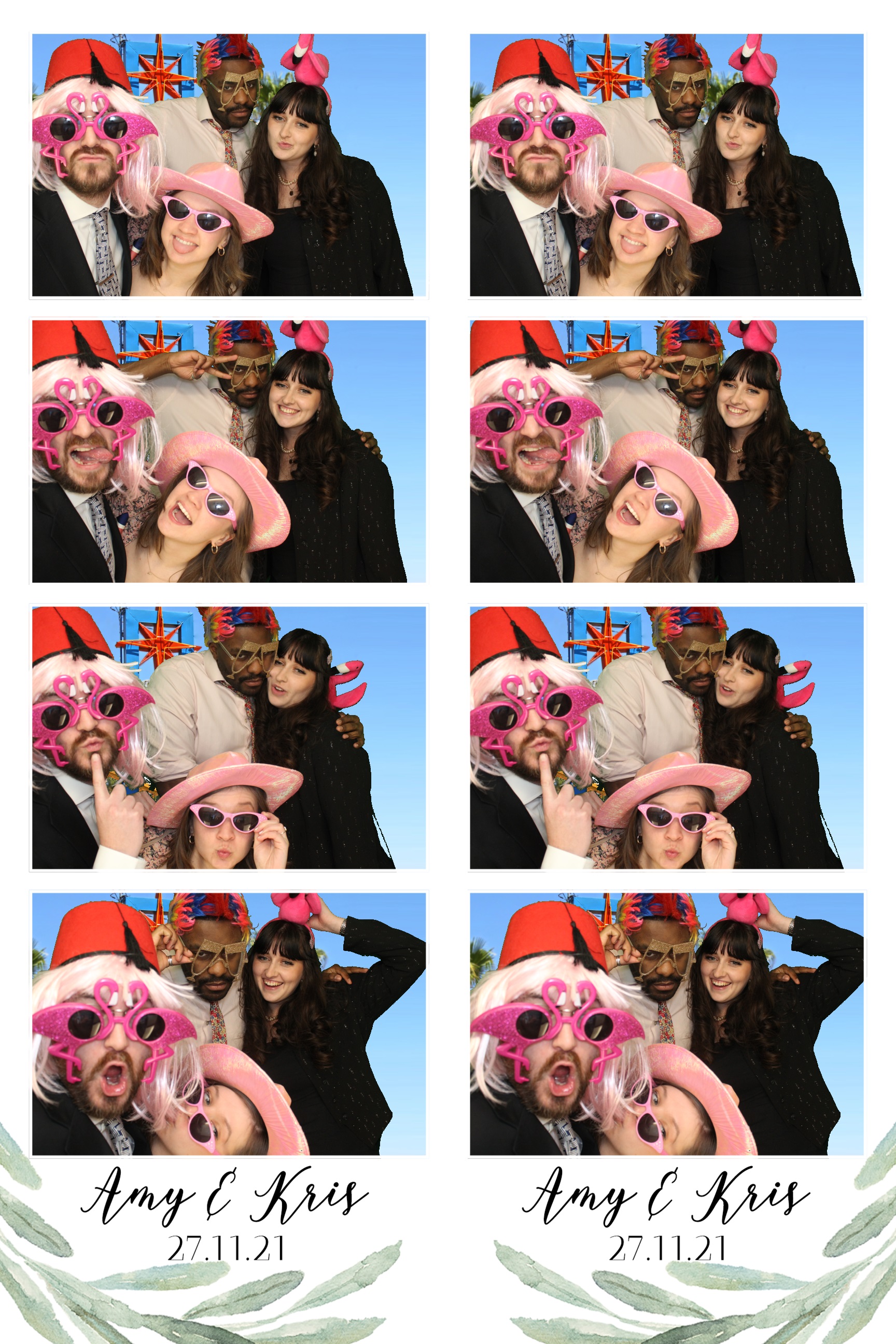 Amy & Kris | View more photos from the event at images.mobile-photo-booth.com/u/MobilePhotoBoothUK/Amy-Kris
