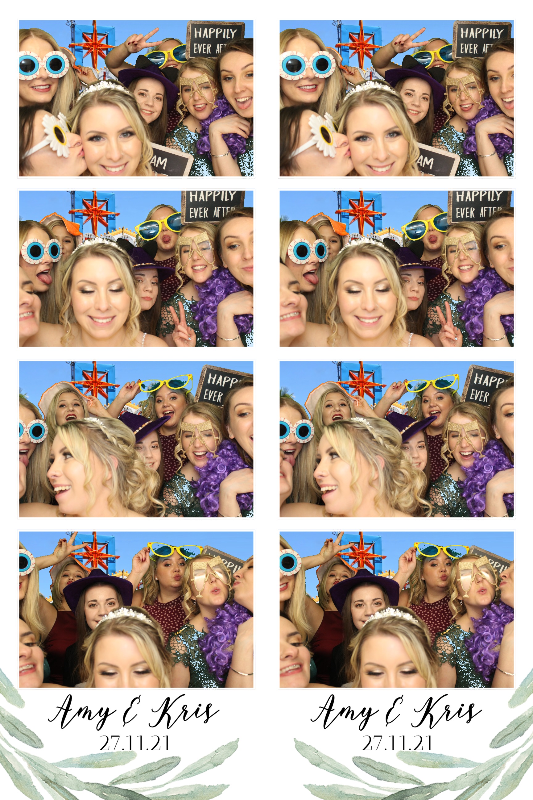 Amy & Kris | View more photos from the event at images.mobile-photo-booth.com/u/MobilePhotoBoothUK/Amy-Kris