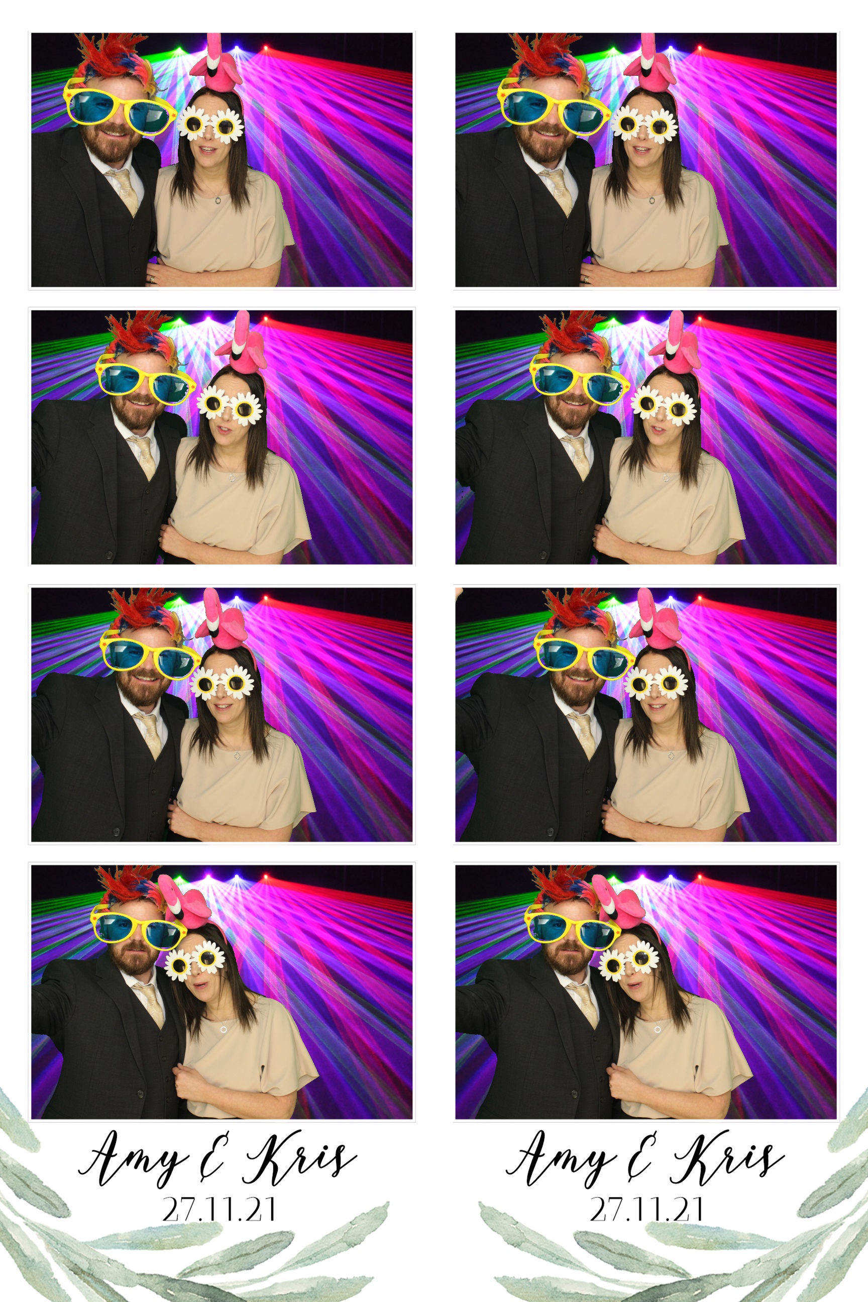 Amy & Kris | View more photos from the event at images.mobile-photo-booth.com/u/MobilePhotoBoothUK/Amy-Kris