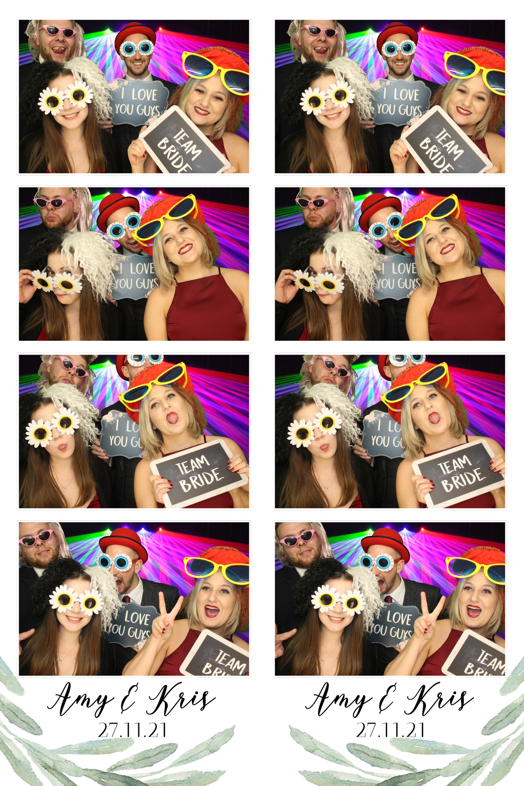 Amy & Kris | View more photos from the event at images.mobile-photo-booth.com/u/MobilePhotoBoothUK/Amy-Kris