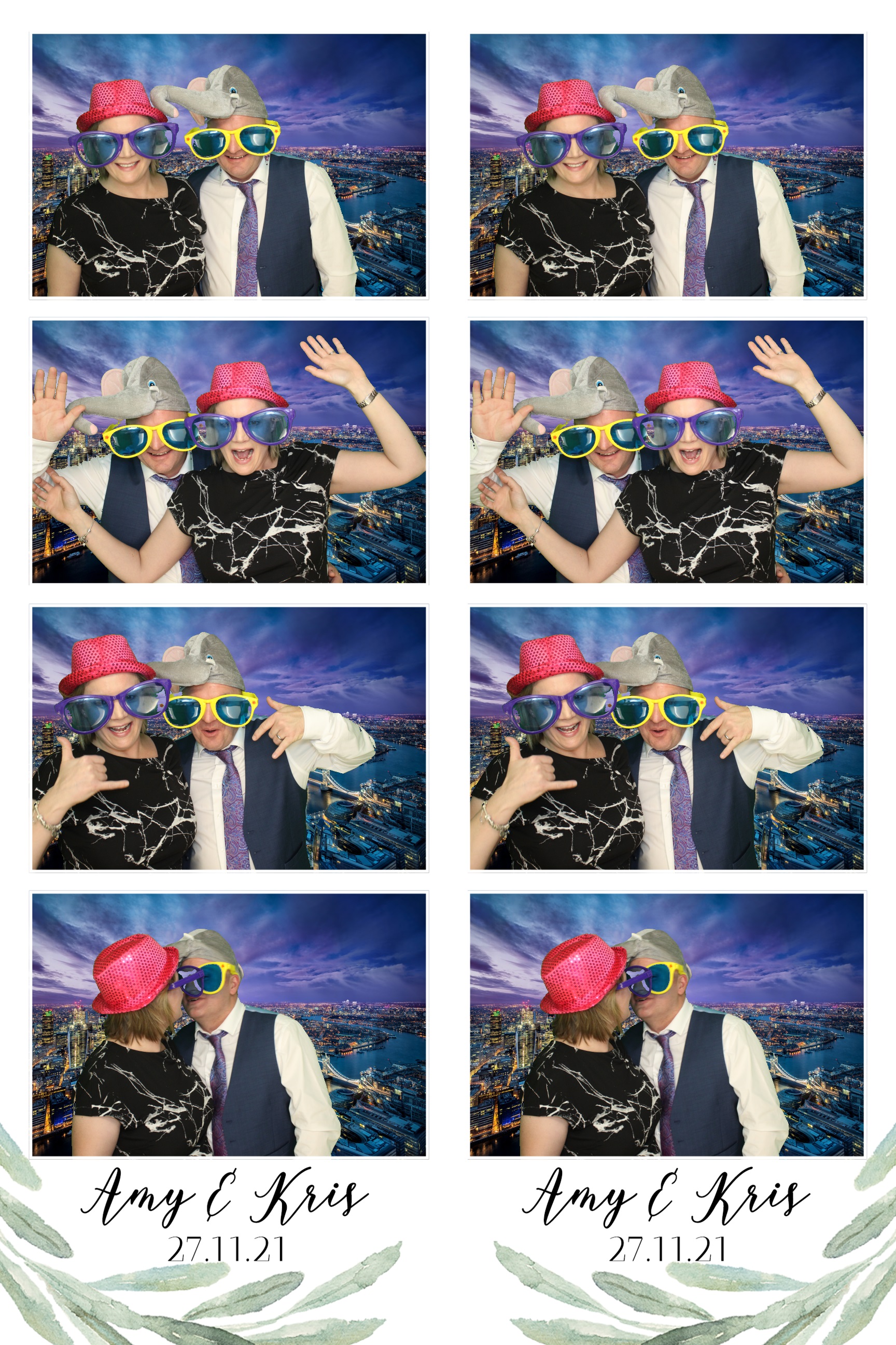 Amy & Kris | View more photos from the event at images.mobile-photo-booth.com/u/MobilePhotoBoothUK/Amy-Kris