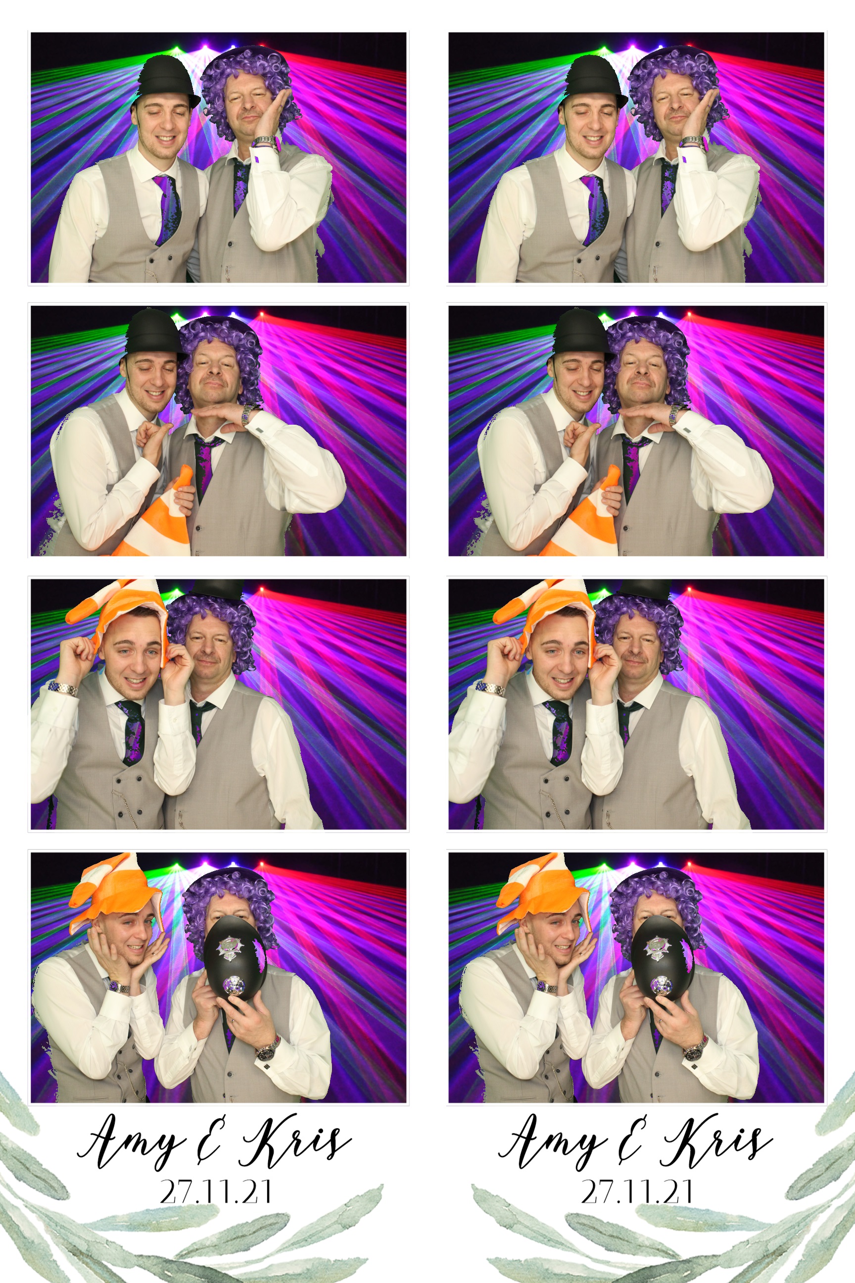 Amy & Kris | View more photos from the event at images.mobile-photo-booth.com/u/MobilePhotoBoothUK/Amy-Kris