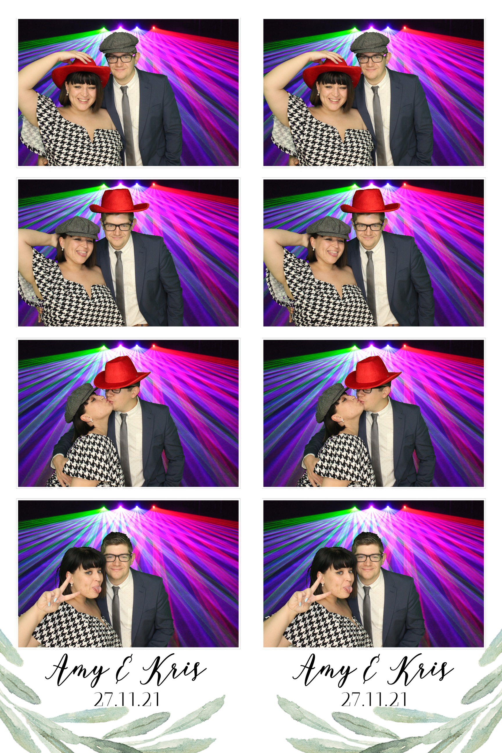 Amy & Kris | View more photos from the event at images.mobile-photo-booth.com/u/MobilePhotoBoothUK/Amy-Kris
