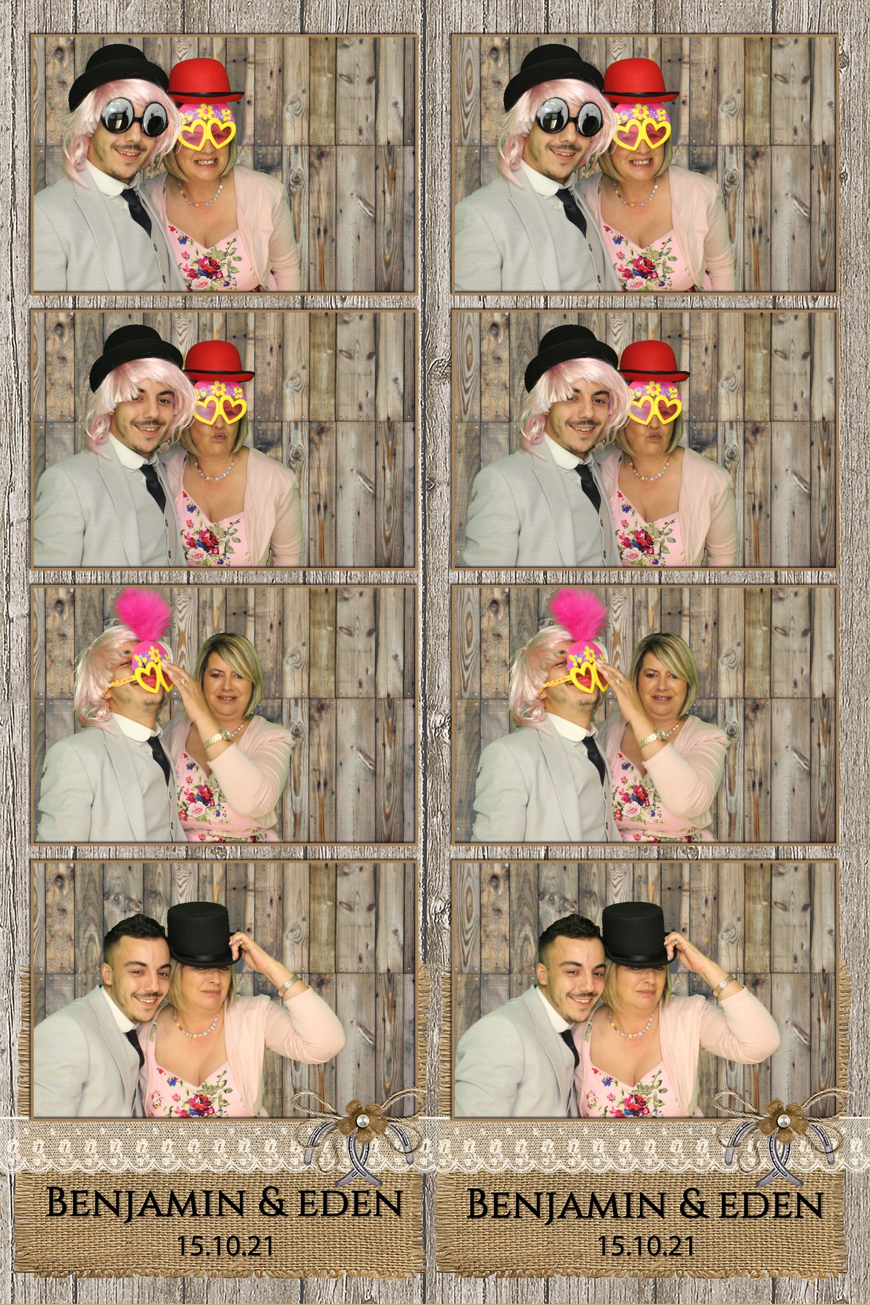Benjamin & Eden | View more photos from the event at images.mobile-photo-booth.com/u/MobilePhotoBoothUK/Benjamin-Eden