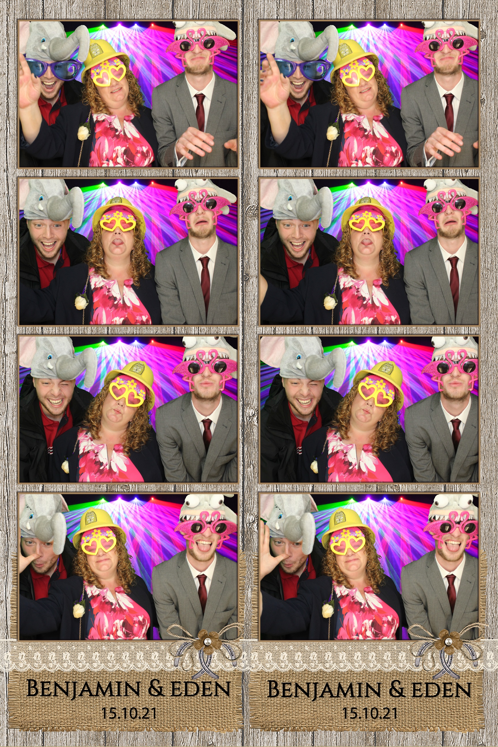 Benjamin & Eden | View more photos from the event at images.mobile-photo-booth.com/u/MobilePhotoBoothUK/Benjamin-Eden
