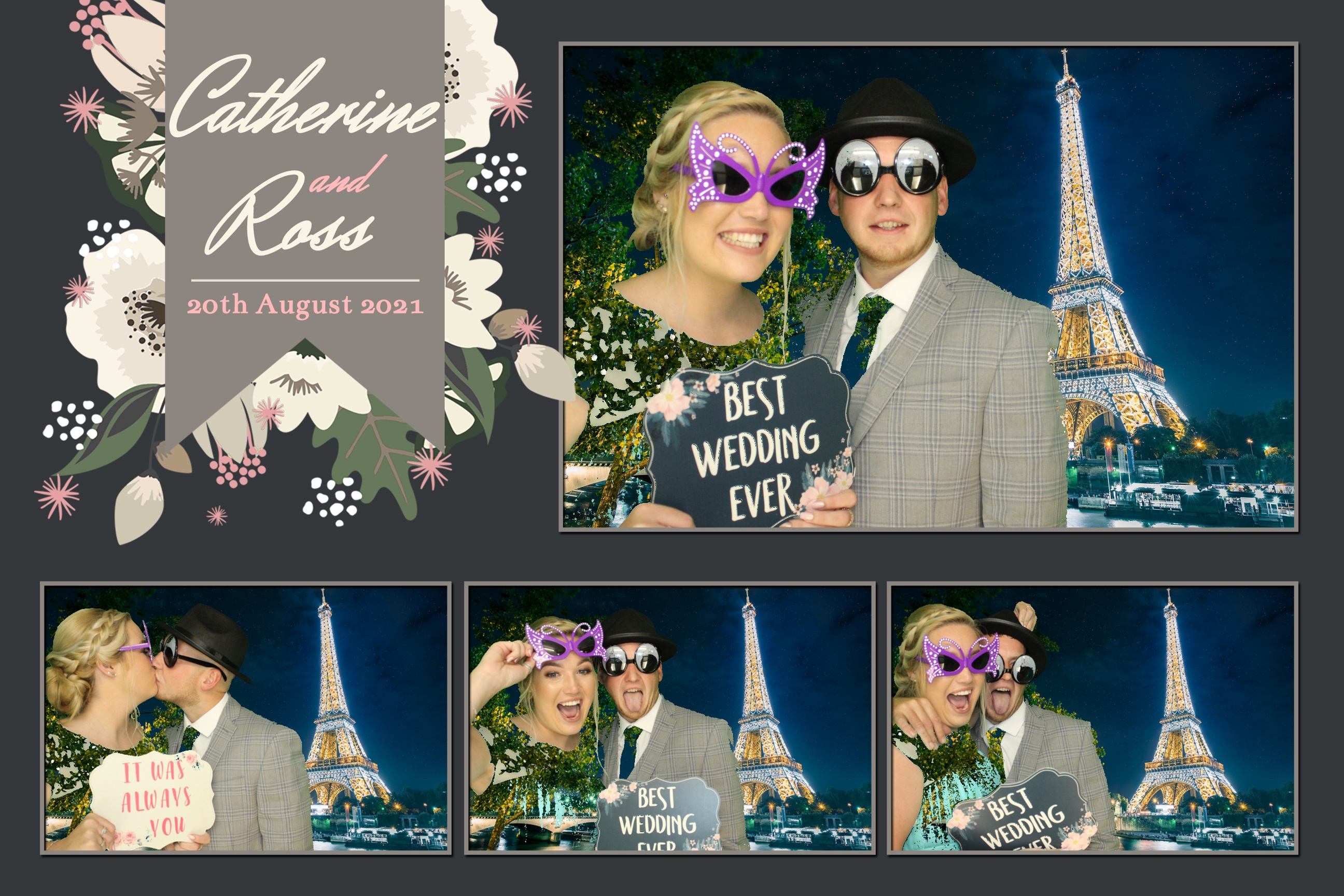 Catherine & Ross | View more photos from the event at images.mobile-photo-booth.com/u/MobilePhotoBoothUK/Catherine-Ross