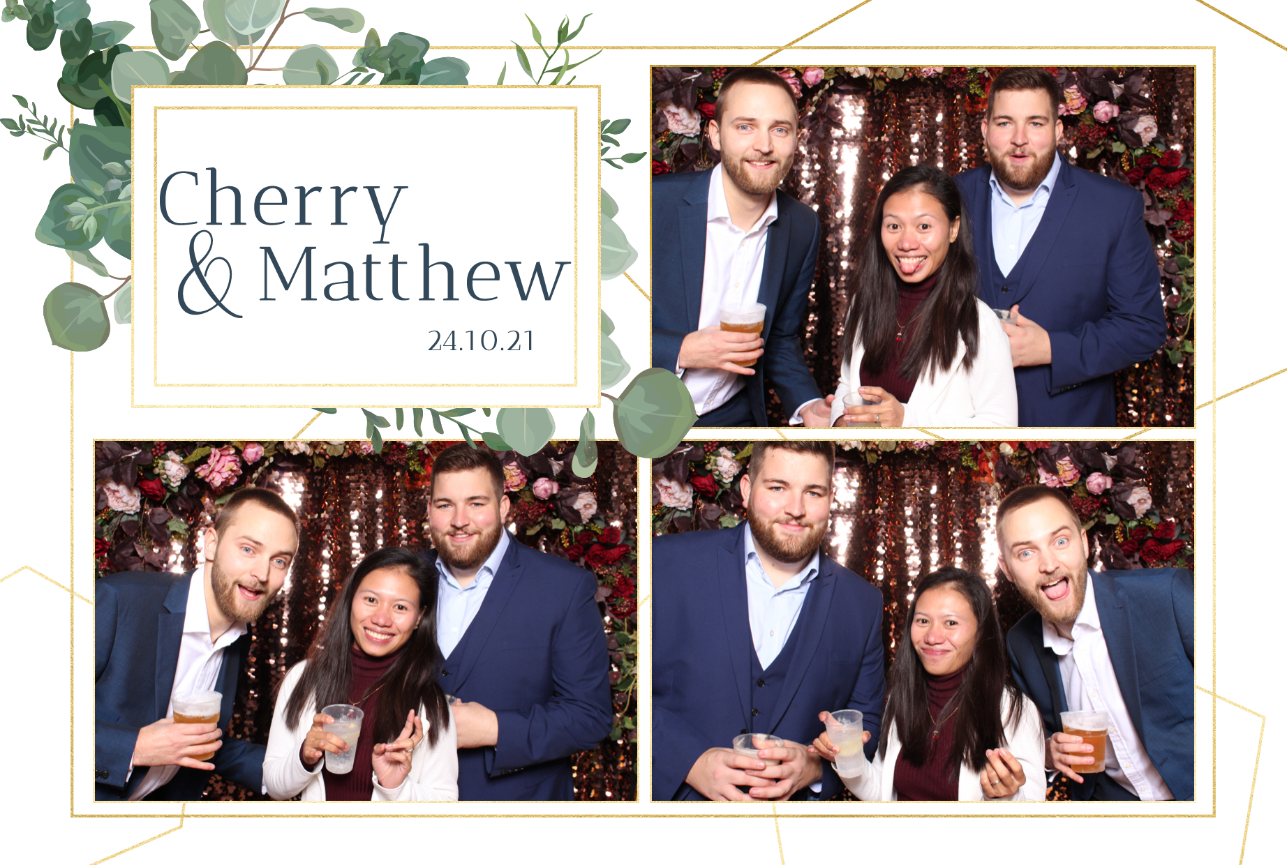 Cherry & Matthew | View more photos from the event at images.mobile-photo-booth.com/u/MobilePhotoBoothUK/Cherry-Matthew