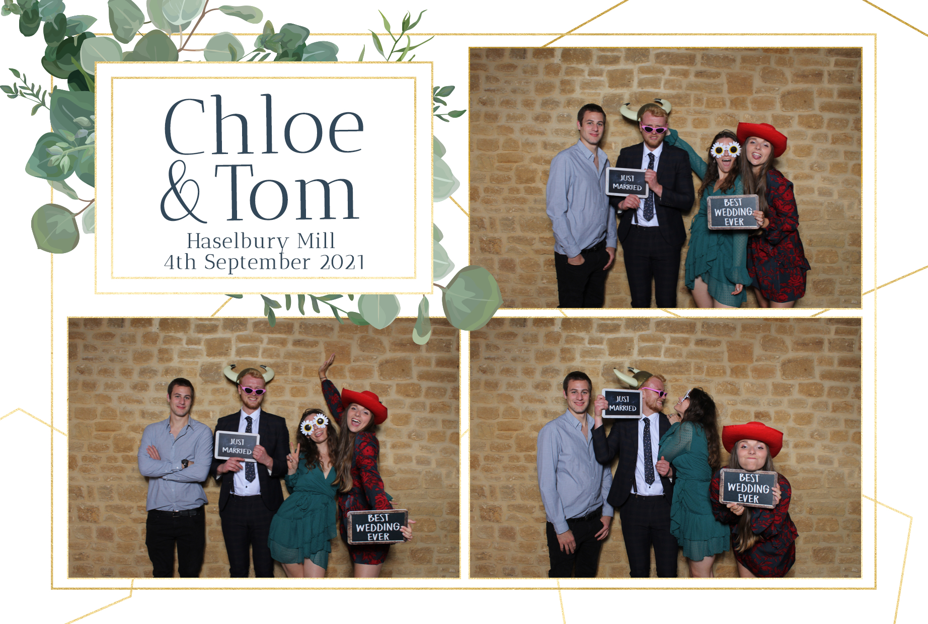 Chloe & Tom | View more photos from the event at images.mobile-photo-booth.com/u/MobilePhotoBoothUK/Chloe-Tom