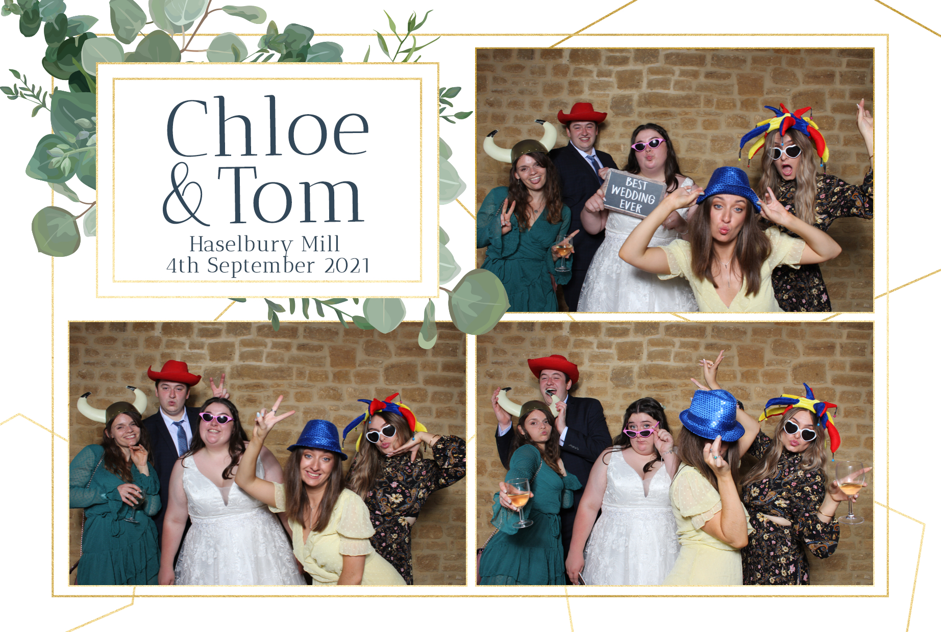 Chloe & Tom | View more photos from the event at images.mobile-photo-booth.com/u/MobilePhotoBoothUK/Chloe-Tom