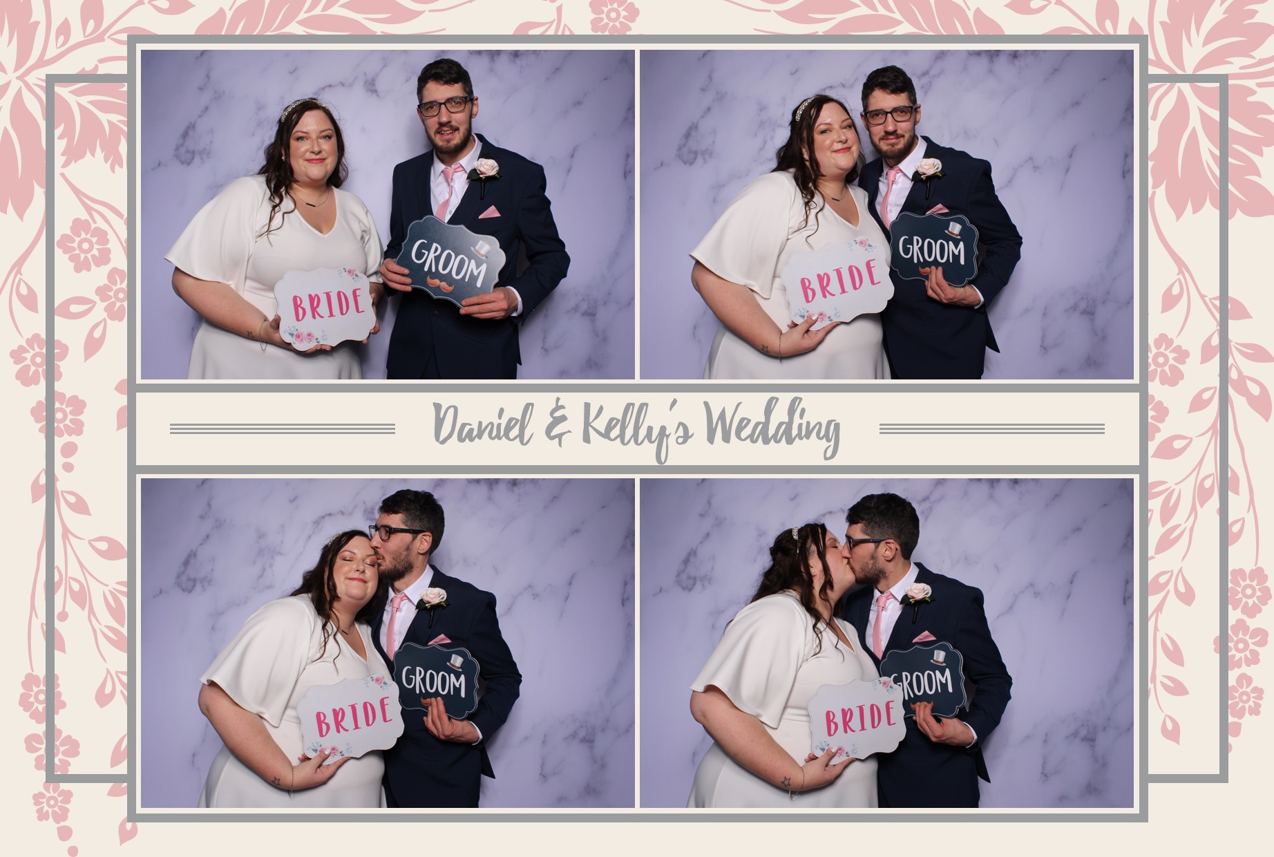 Daniel & Kelly | View more photos from the event at images.mobile-photo-booth.com/u/MobilePhotoBoothUK/Daniel-Kelly