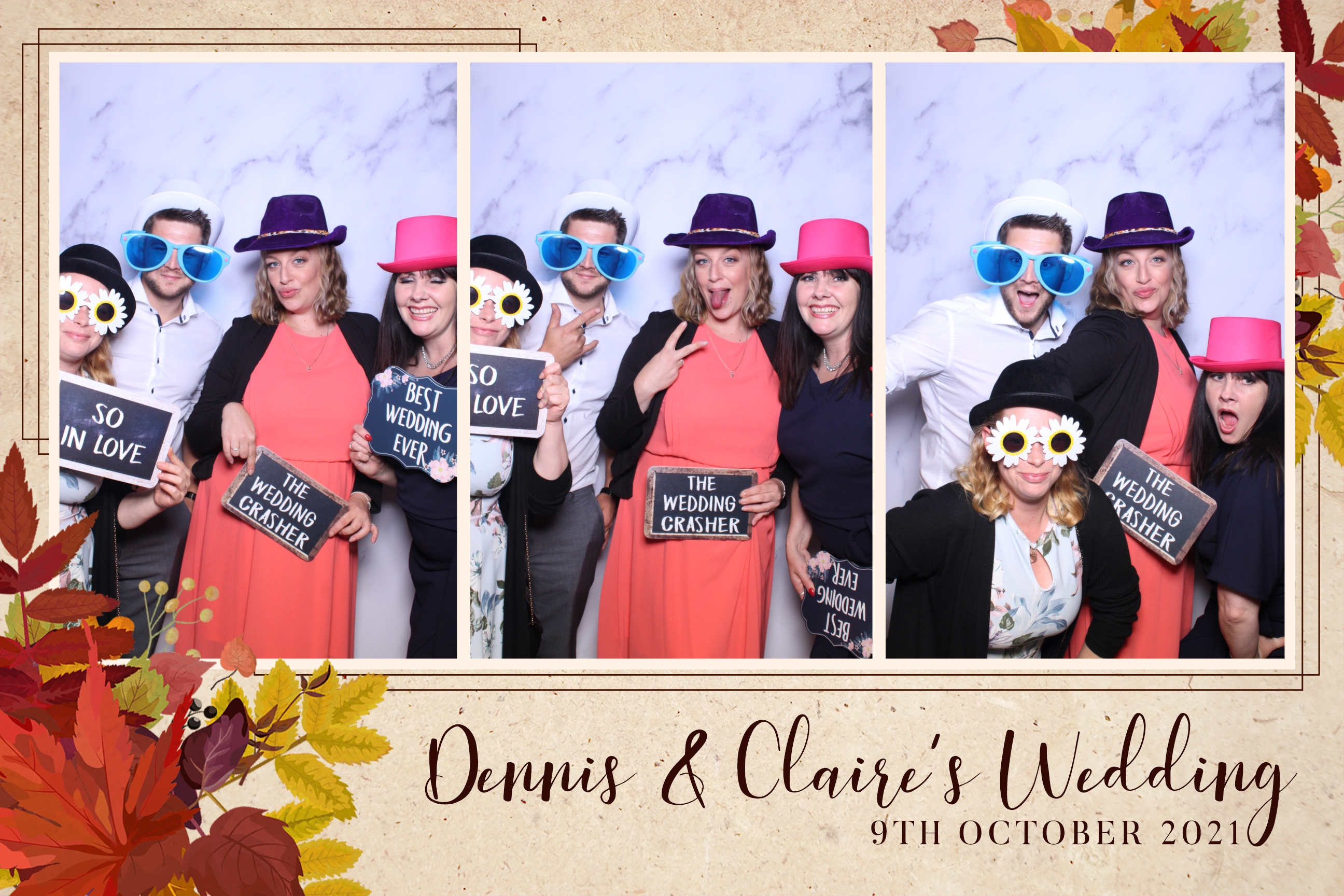 Dennis & Claire | View more photos from the event at images.mobile-photo-booth.com/u/MobilePhotoBoothUK/Dennis-Claire