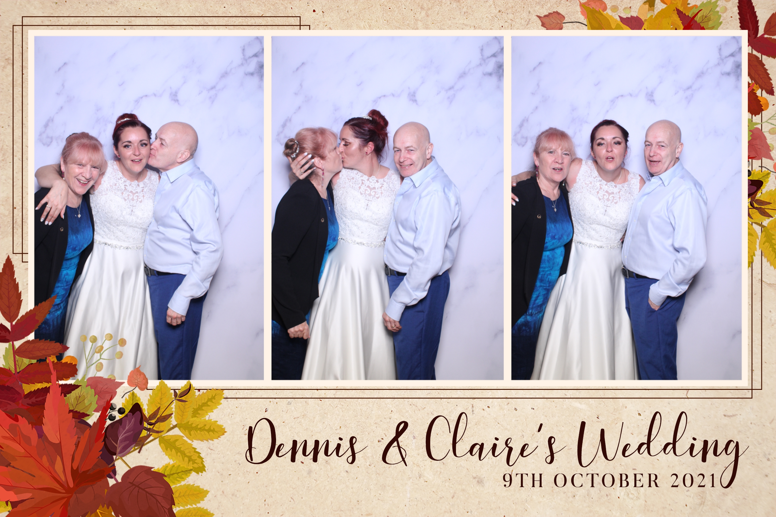 Dennis & Claire | View more photos from the event at images.mobile-photo-booth.com/u/MobilePhotoBoothUK/Dennis-Claire