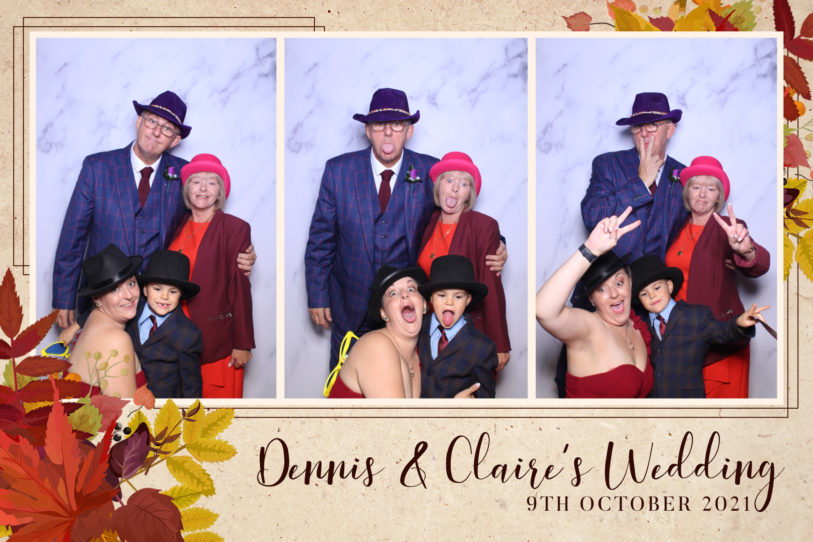 Dennis & Claire | View more photos from the event at images.mobile-photo-booth.com/u/MobilePhotoBoothUK/Dennis-Claire