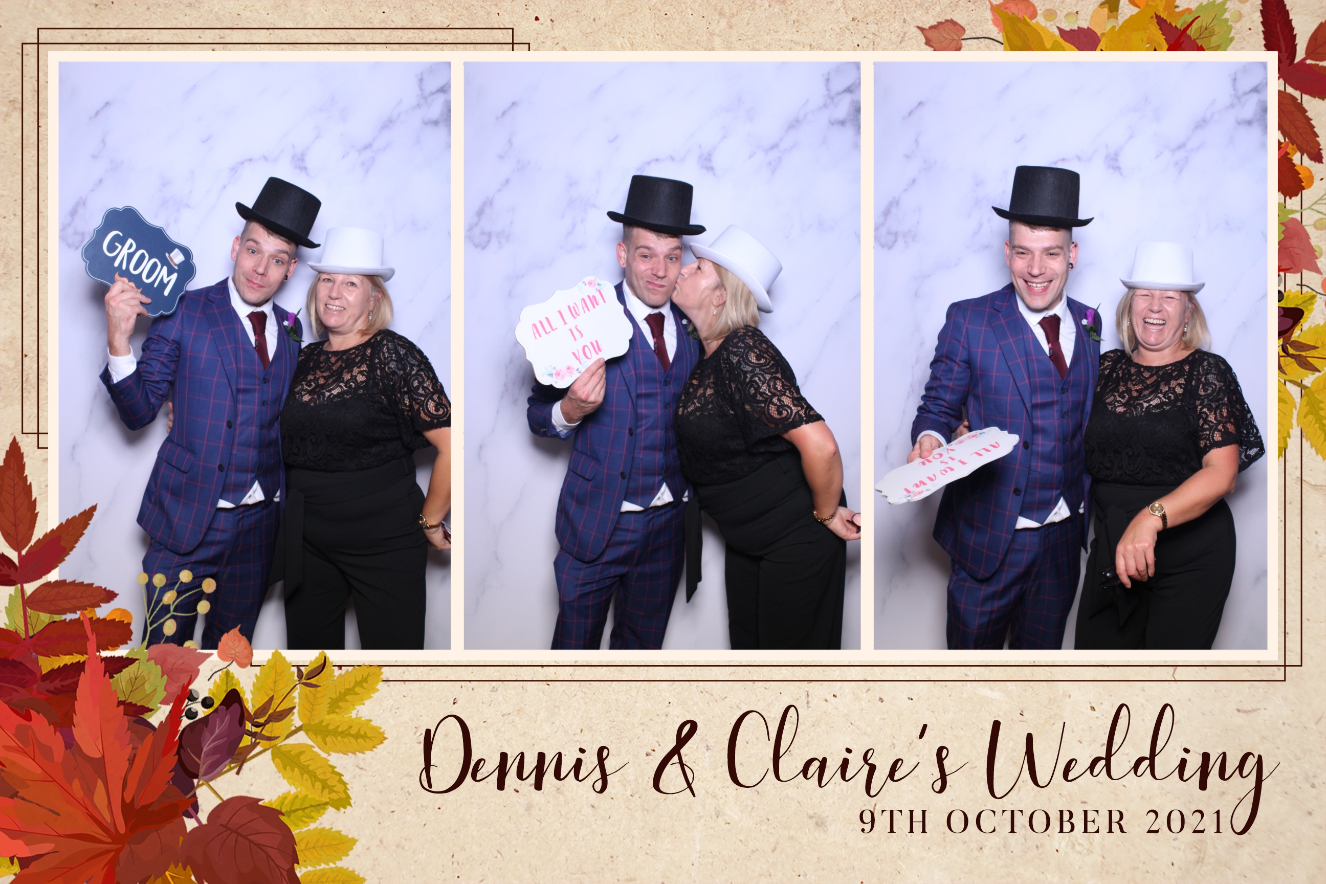 Dennis & Claire | View more photos from the event at images.mobile-photo-booth.com/u/MobilePhotoBoothUK/Dennis-Claire