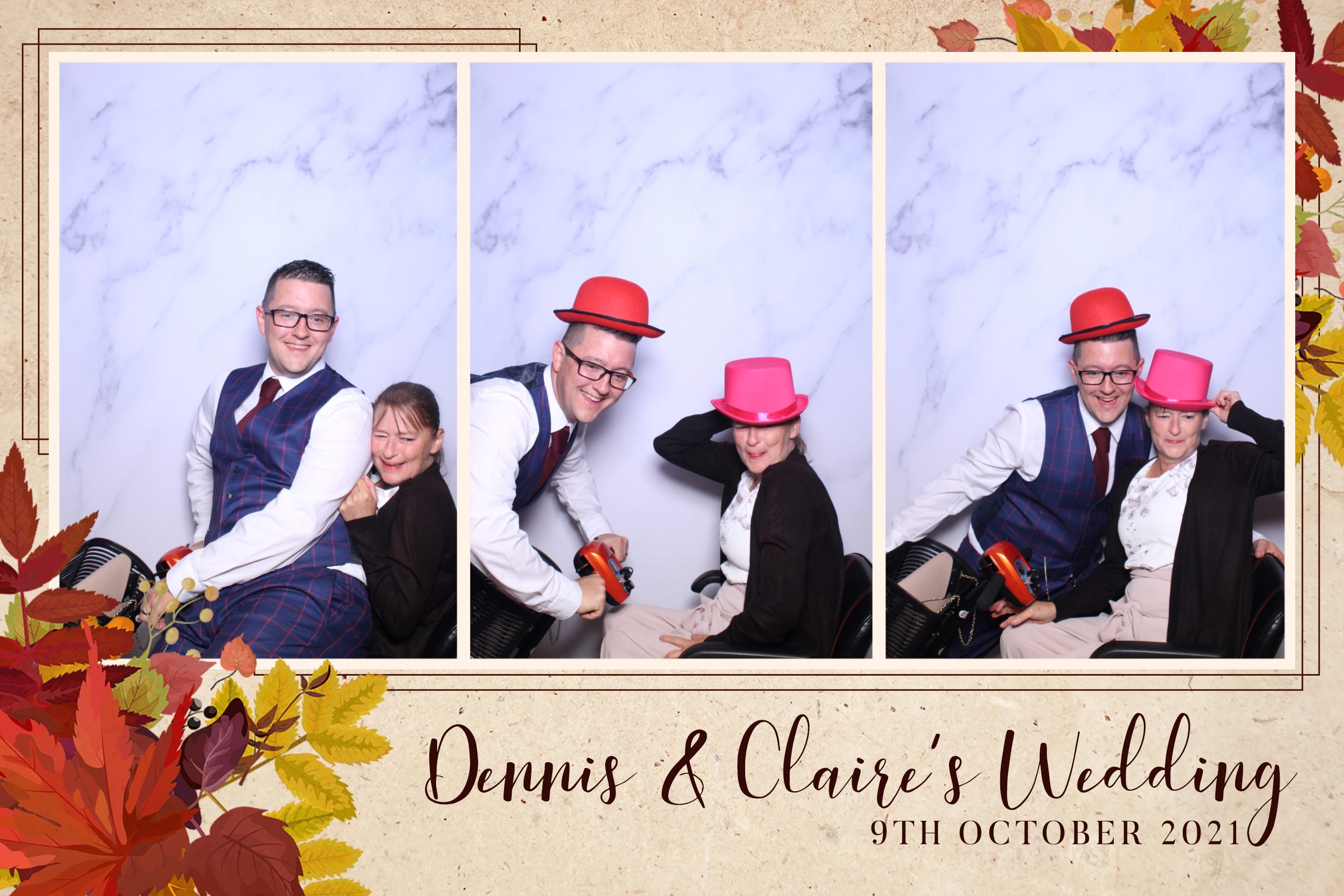 Dennis & Claire | View more photos from the event at images.mobile-photo-booth.com/u/MobilePhotoBoothUK/Dennis-Claire