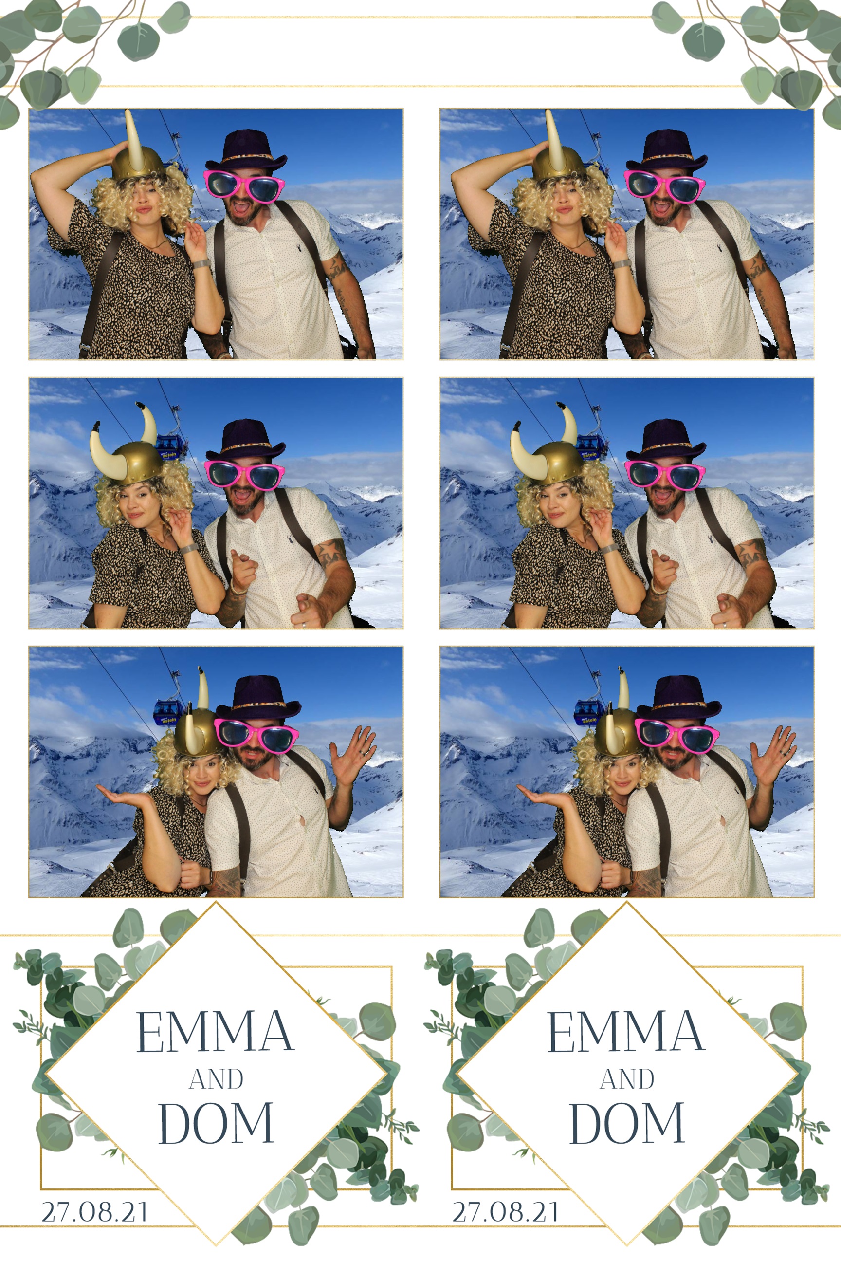 Emma & Dom | View more photos from the event at images.mobile-photo-booth.com/u/MobilePhotoBoothUK/Emma-Dom
