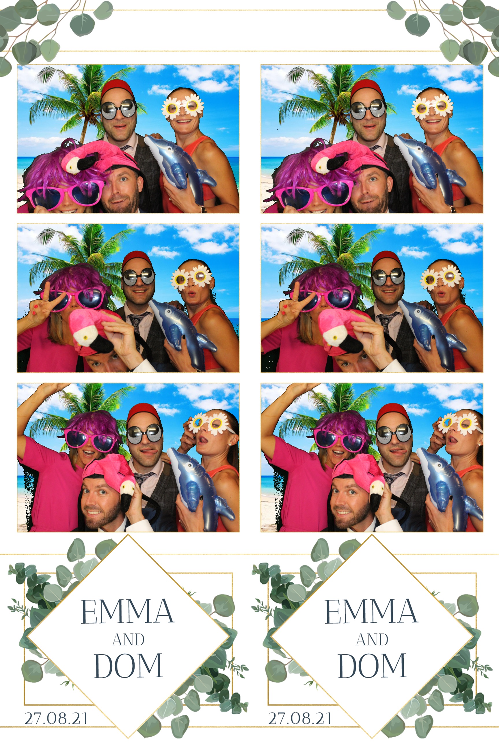 Emma & Dom | View more photos from the event at images.mobile-photo-booth.com/u/MobilePhotoBoothUK/Emma-Dom