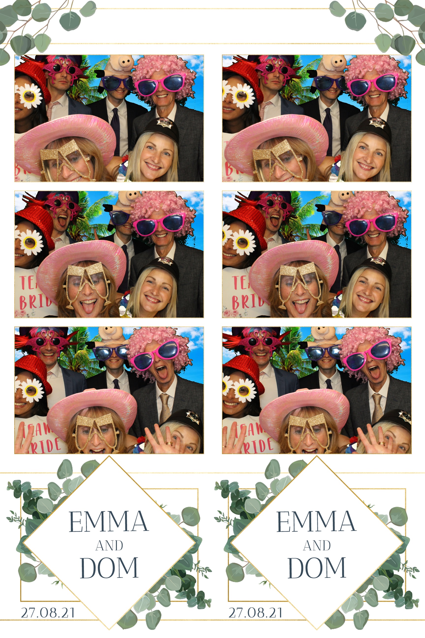 Emma & Dom | View more photos from the event at images.mobile-photo-booth.com/u/MobilePhotoBoothUK/Emma-Dom