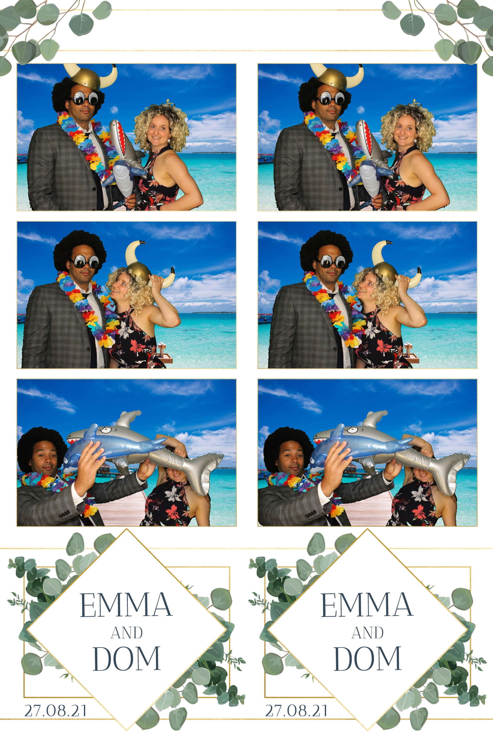 Emma & Dom | View more photos from the event at images.mobile-photo-booth.com/u/MobilePhotoBoothUK/Emma-Dom