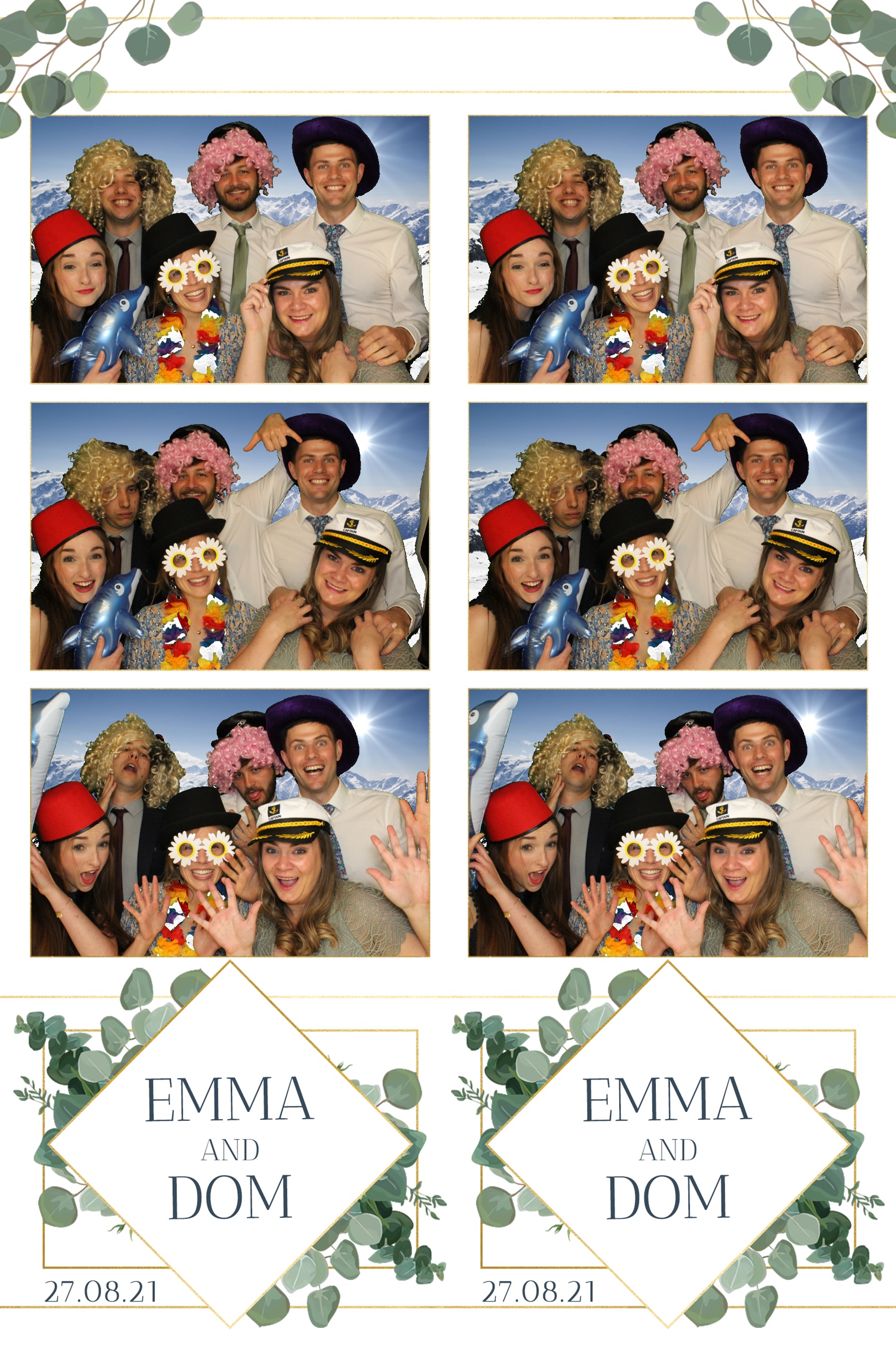 Emma & Dom | View more photos from the event at images.mobile-photo-booth.com/u/MobilePhotoBoothUK/Emma-Dom