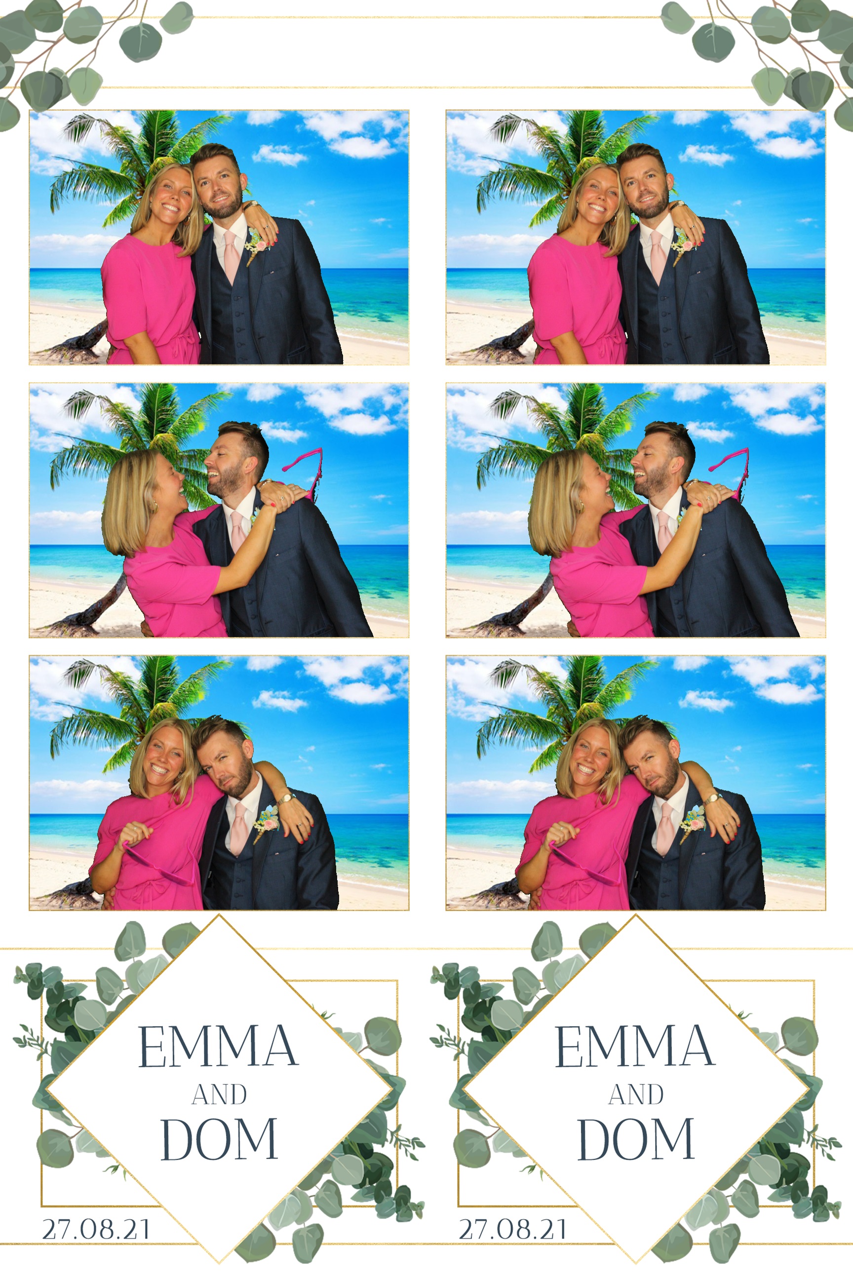 Emma & Dom | View more photos from the event at images.mobile-photo-booth.com/u/MobilePhotoBoothUK/Emma-Dom