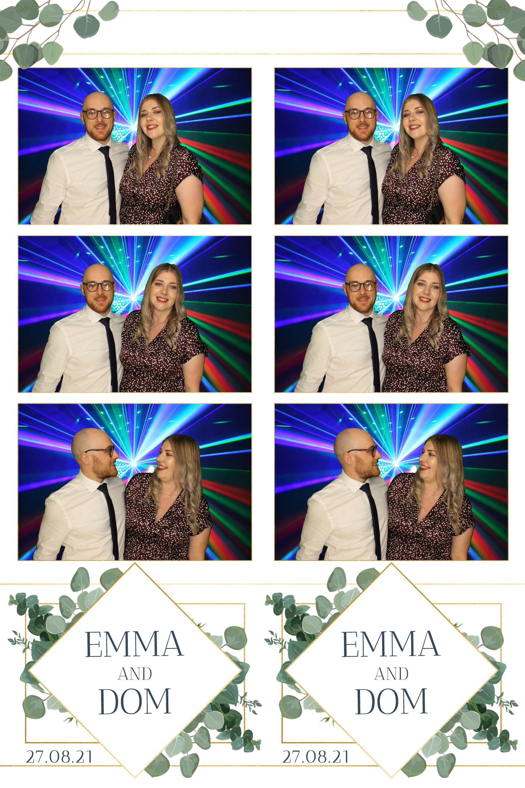 Emma & Dom | View more photos from the event at images.mobile-photo-booth.com/u/MobilePhotoBoothUK/Emma-Dom
